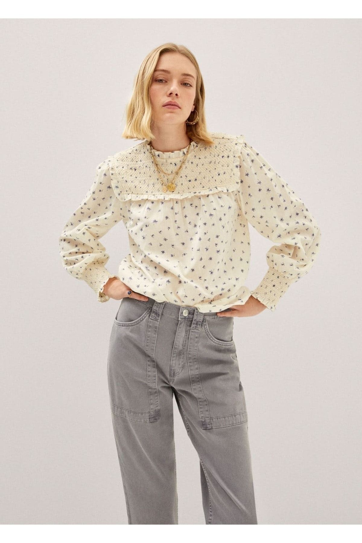 Yüksek Bel Slouchy Jean Pantolon