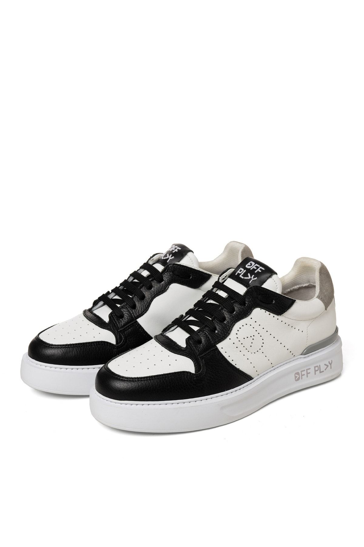 کفش کتانی مردانه سفید - خاکستری - مشکی X-M FIRENZE 3 LH 02 01 Off Play