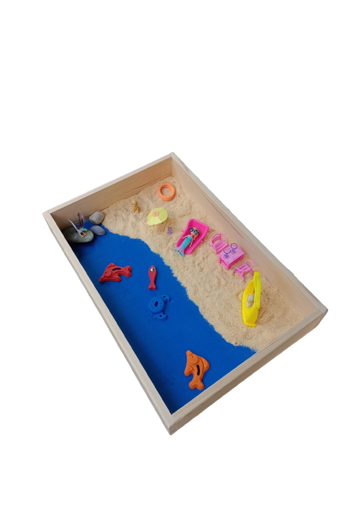 سینی شن چوبی آموزشی بزرگ