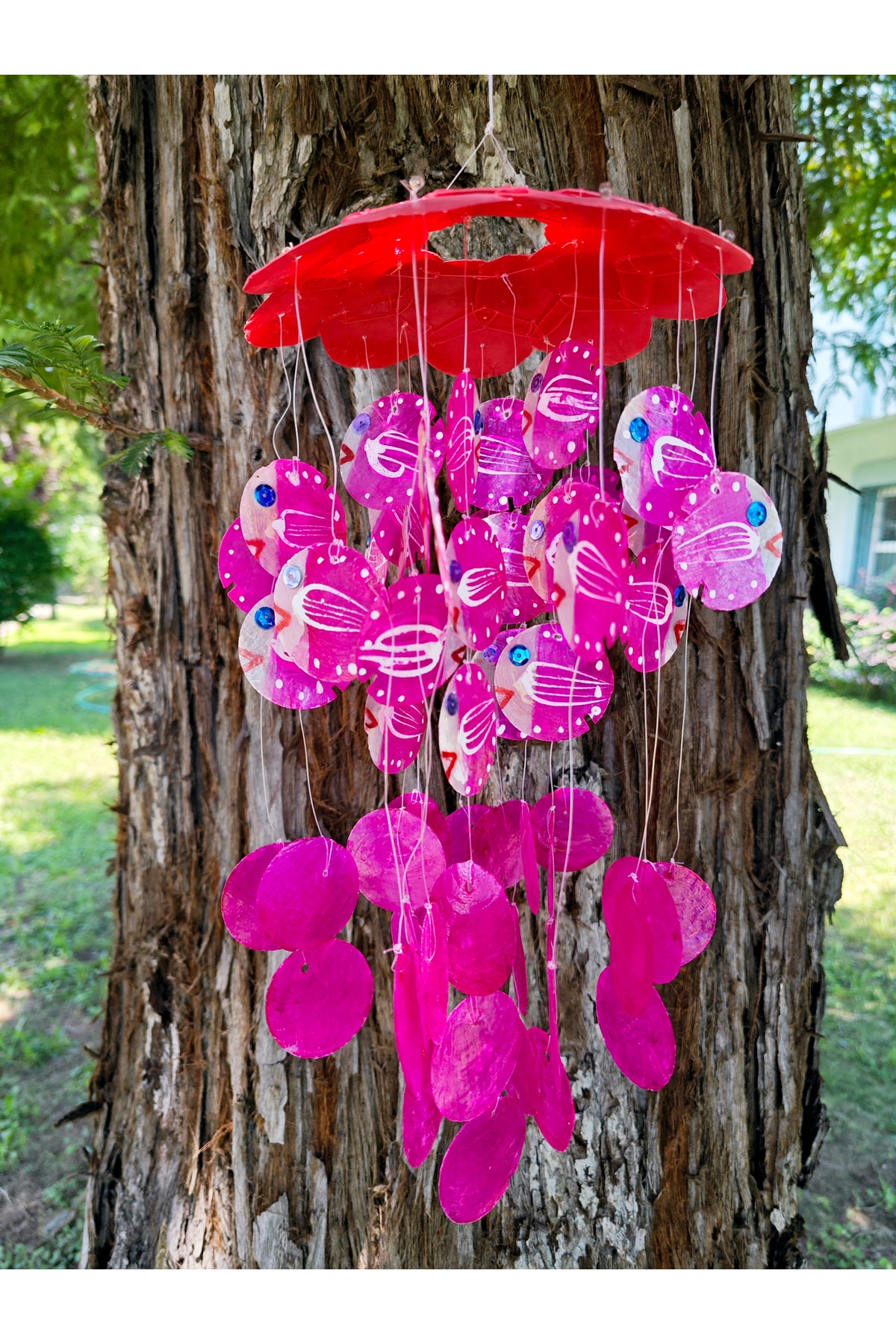 WIND CHIME WITH PEARL FISH