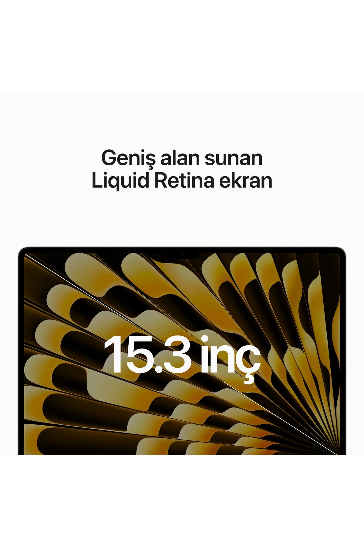 15-inch MacBook Air: Apple M2 chip with 8-core CPU and 10-core GPU, 256GB - Starlight