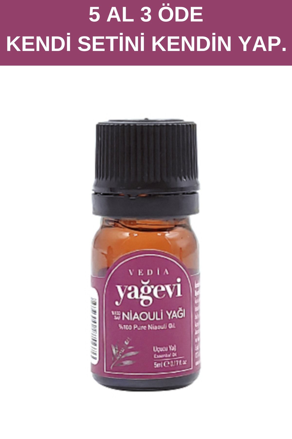 اسانس نیولی (NIAOULİ) 5 میلی لیتر 100% خالص Yağevi