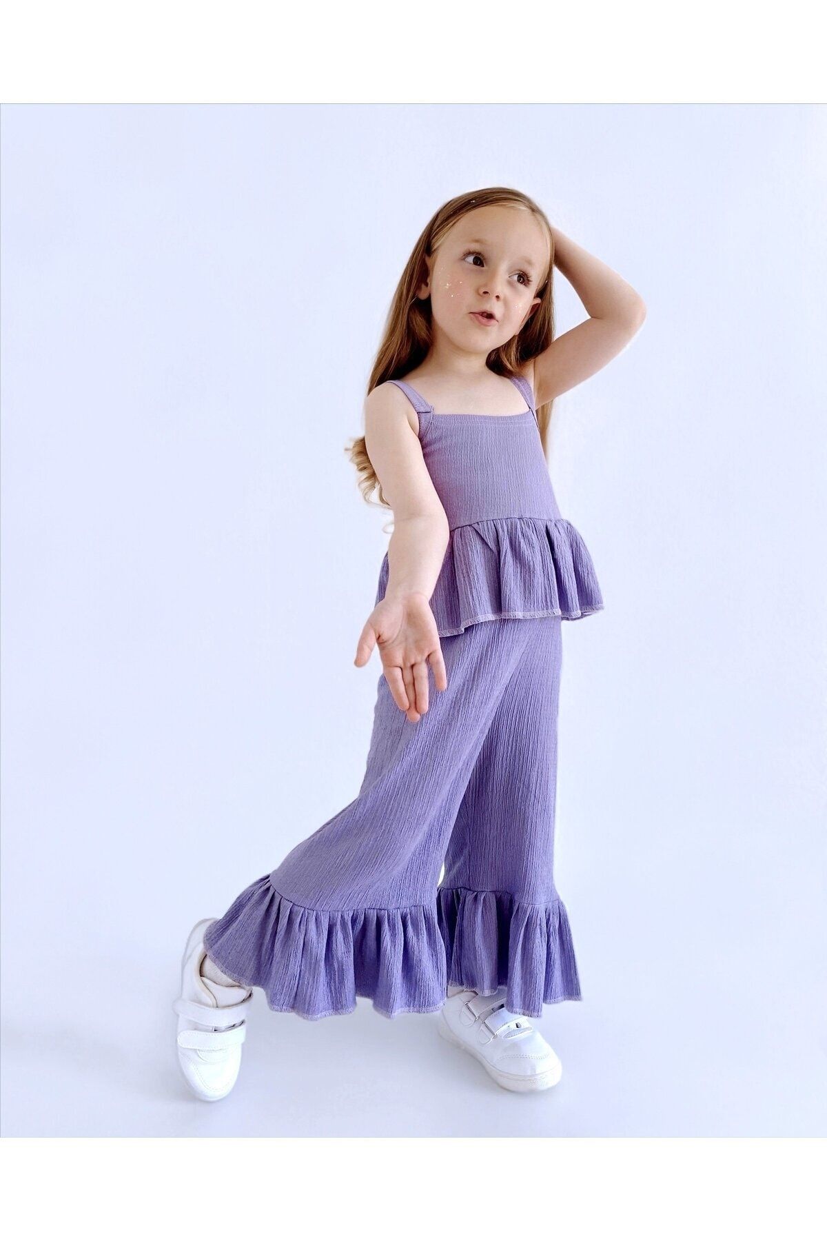 Girls purple jumpsuit hot sale