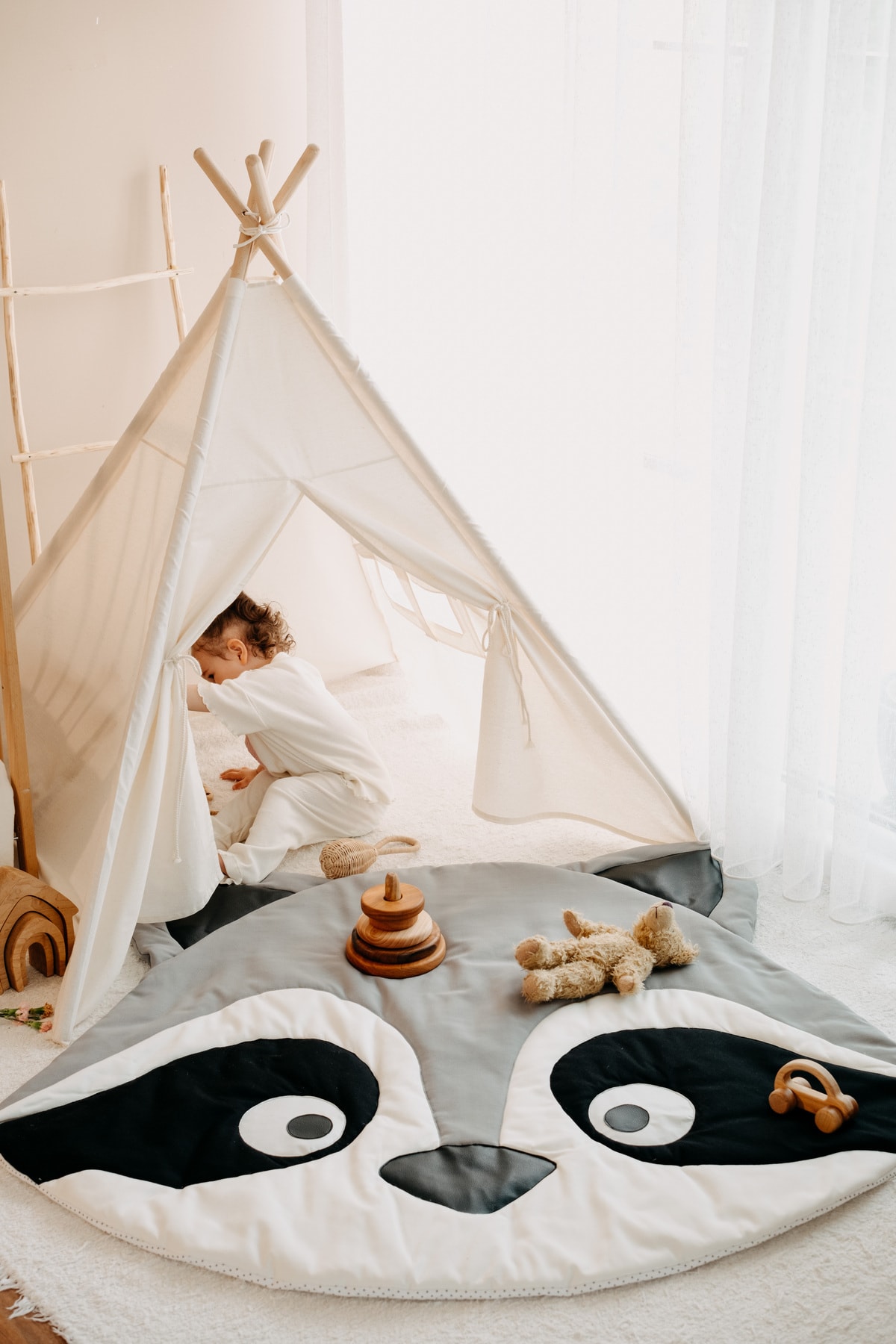 DERY BABY - Oyun Halısı Oyun Matı Raccoon fotoğrafı 6 (önizleme)