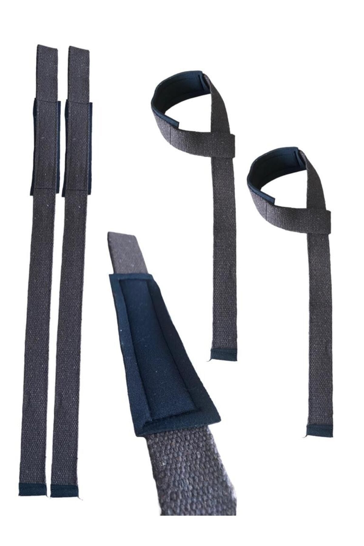 REMEGE 3x61 Cm Halter Strap Fitness Crossfit Halter Ağırlık Kaldırma Kayışı Lifting Deadlift Halter Strapı