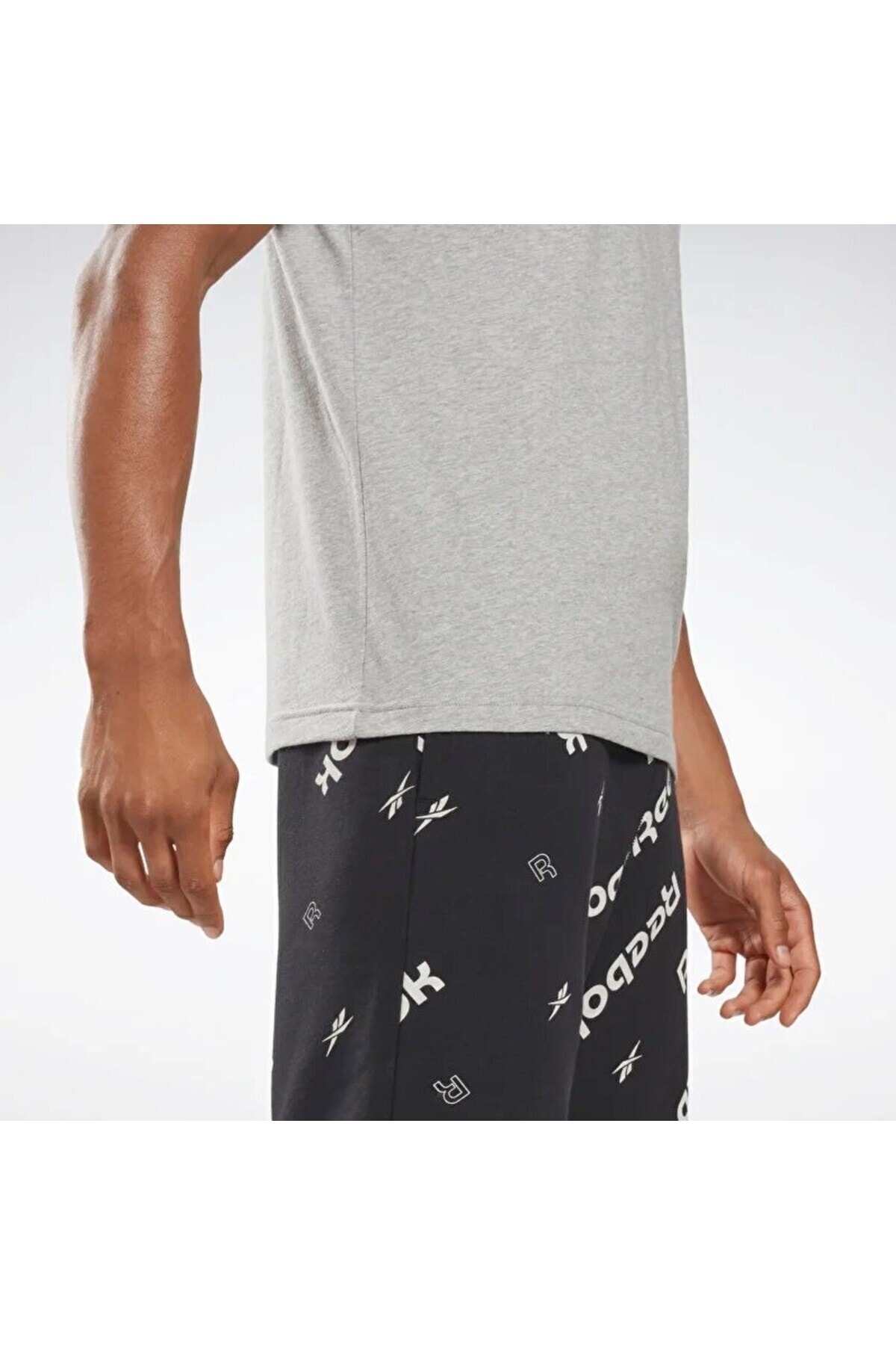 تیشرت مردانه خاکستری ریباک | 02-HD4000-2 اورجینال - تصویر 5