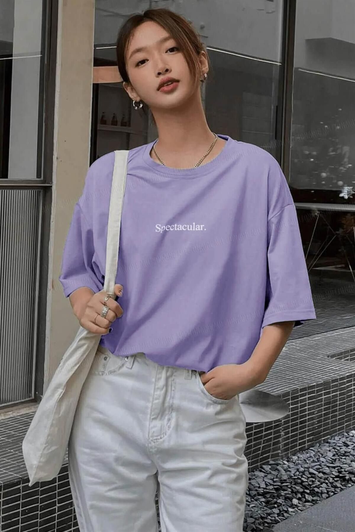 Teenage Millionaire Spectacular Lilac Oversize Salas Boyfriend