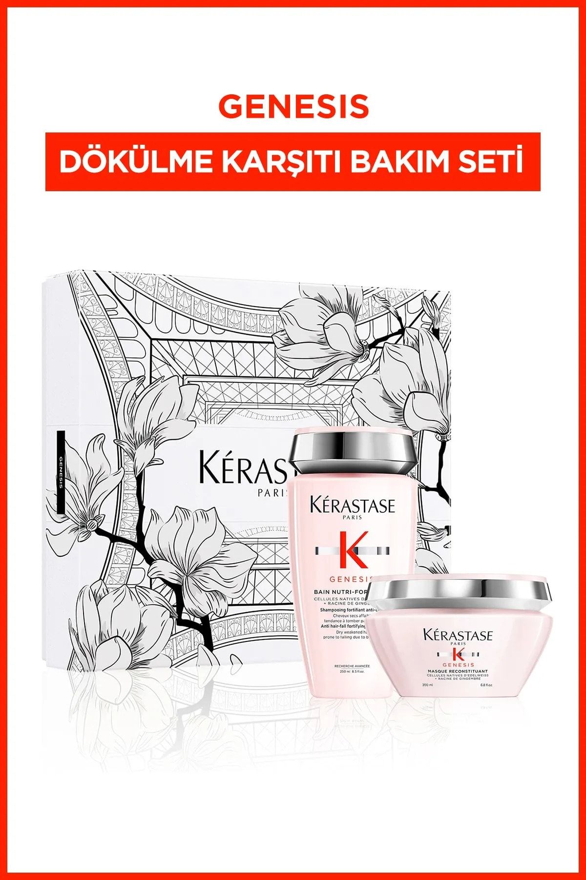 ست مراقبت از مو باکس آنتی هال جنسیس Kerastase