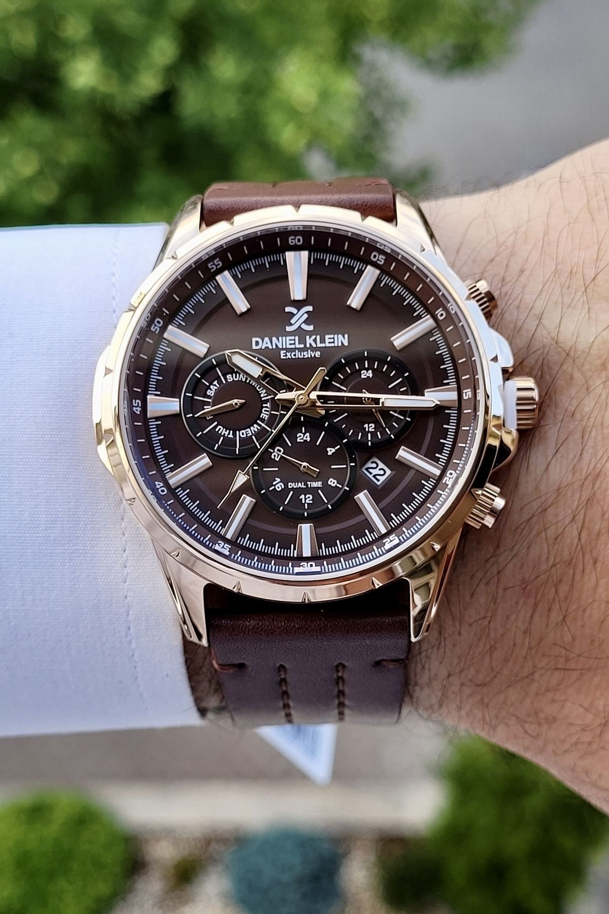 Daniel Klein Watch Metallic Brown
