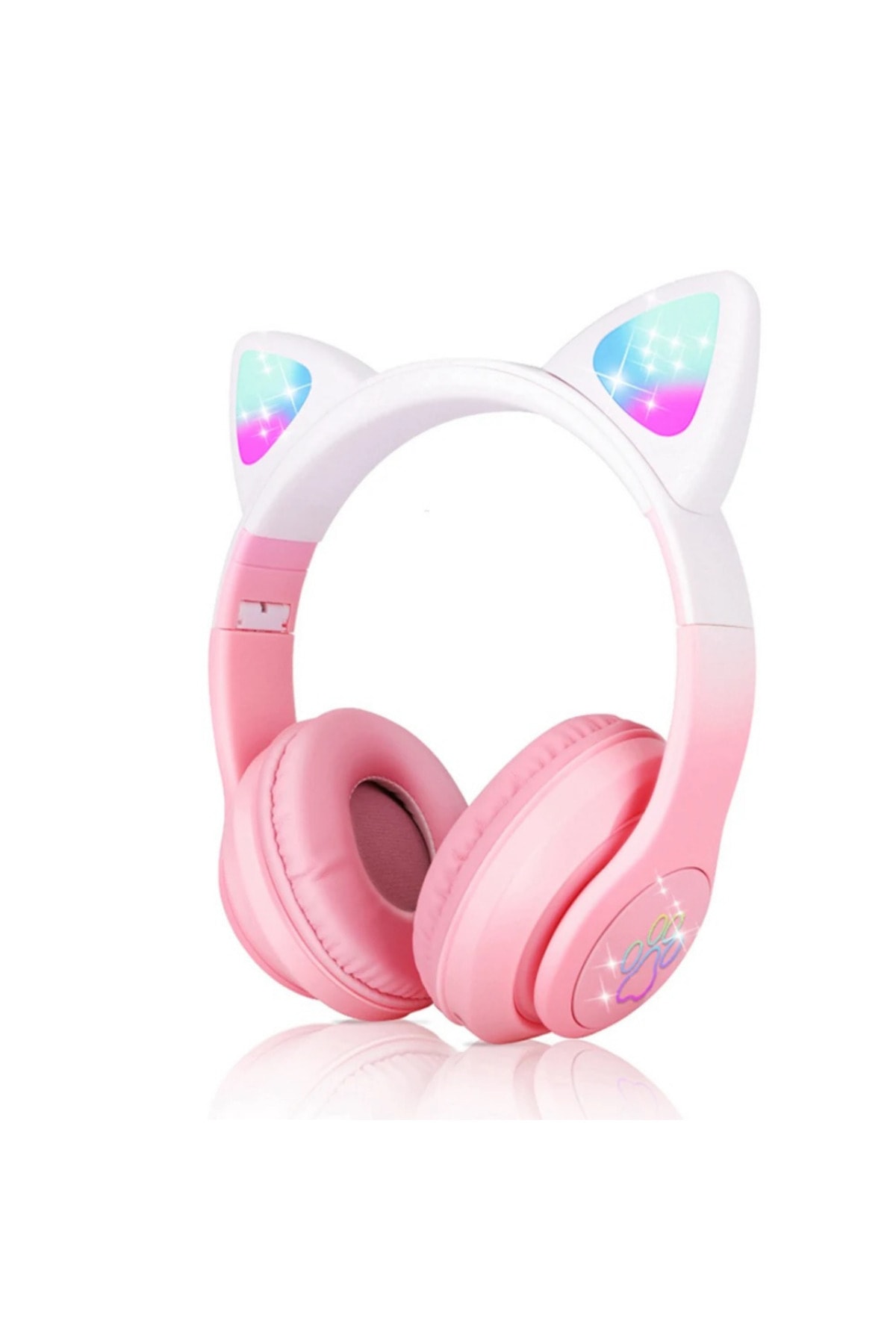 Genel Markalar Kedi Kulaklık Pro 5.3 Uyumlu Akıllı Rgb Led Detaylı Bluetooth Kablosuz Kulaklık Çocuk Oyuncu Yeni