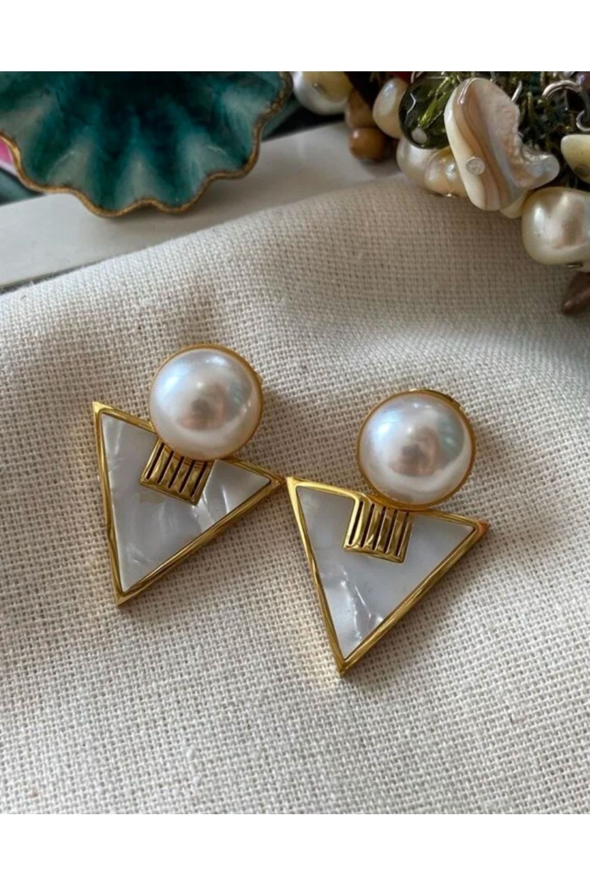Aksesuar Steel Ladik Earring Trendyol