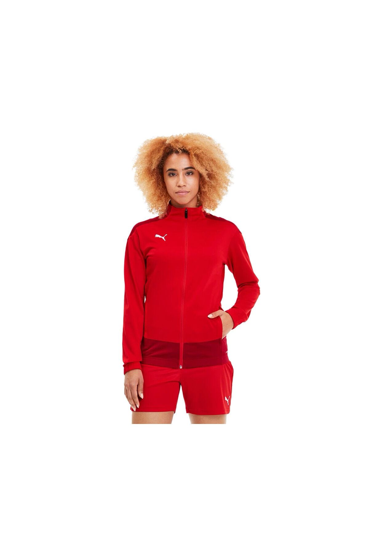 Red puma tracksuit womens store