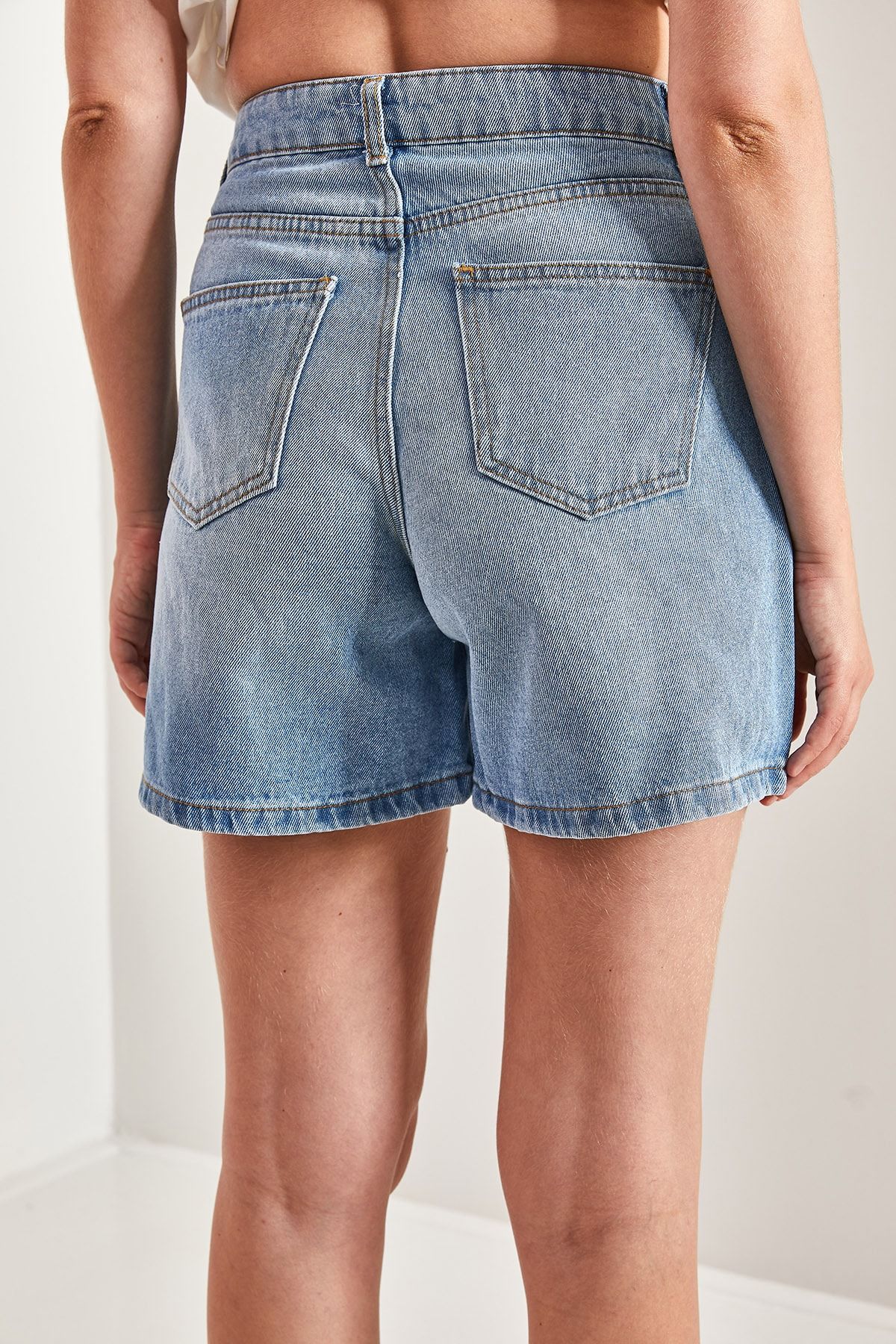 Denim cut deals shorts