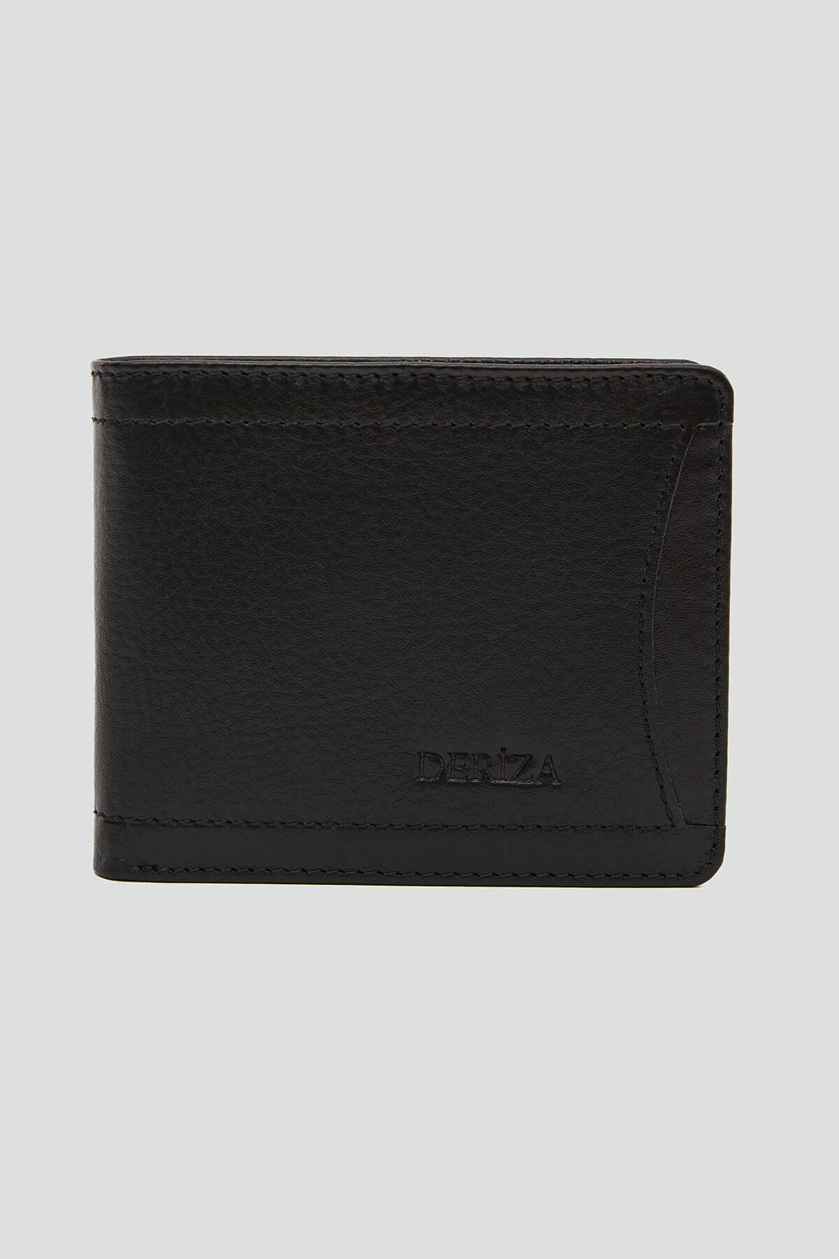 کیف پول مردانه مشکی Deriza | DRZ5705 اورجینال - تصویر 2