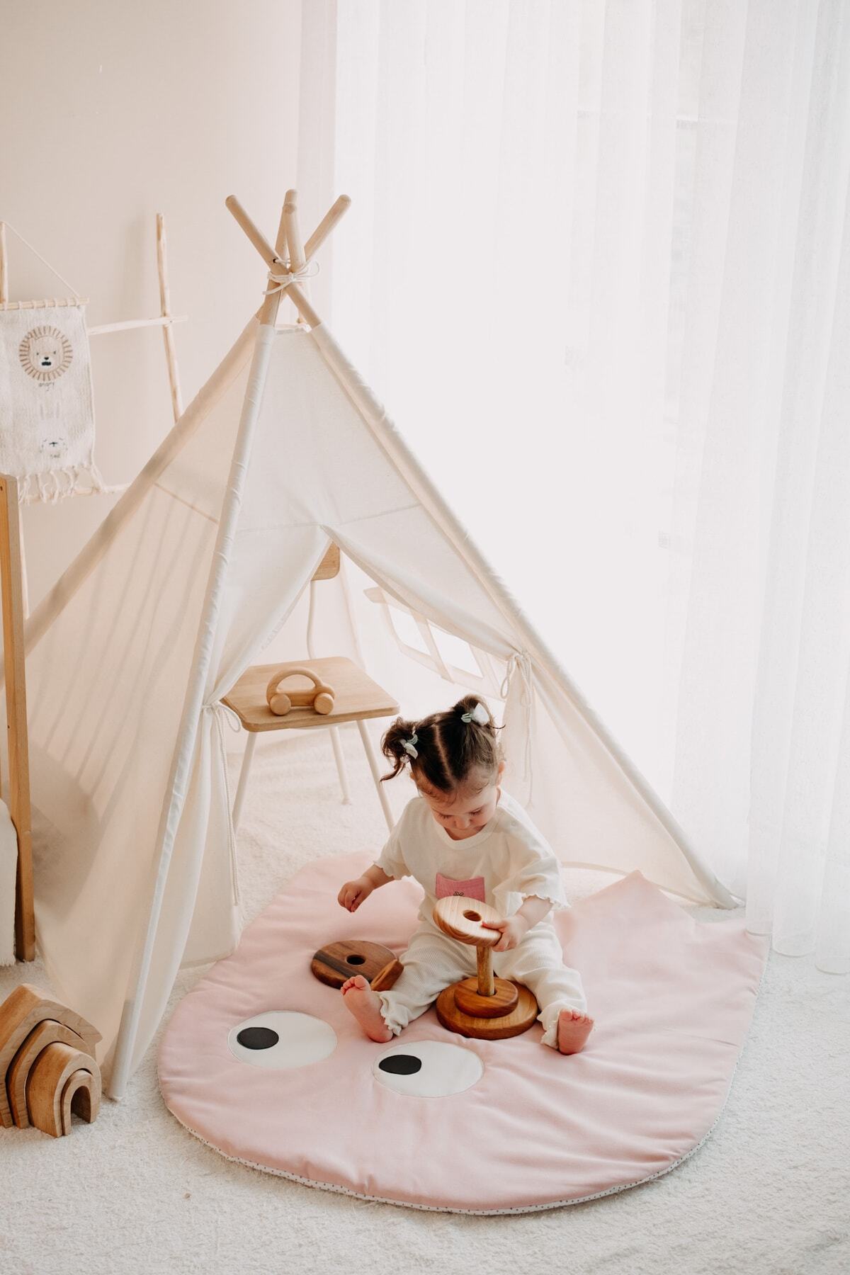 DERY BABY - Oyun Halısı Oyun Matı- Pınky(100-85)cm fotoğrafı 7 (önizleme)