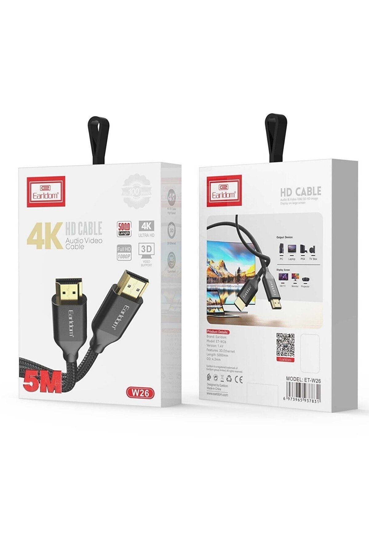 SOEYBAE Cable HDMI Fibre Optique 4K HDMI 2.0 Cable Support 4K 60Hz YUV 444,  18Gbps, HDCP 2.2, 3D HDTV TV (20M) - Cdiscount TV Son Photo