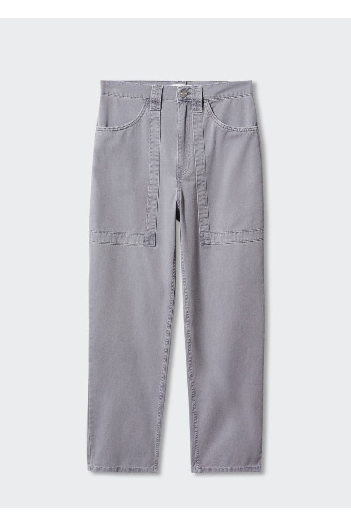 Yüksek Bel Slouchy Jean Pantolon