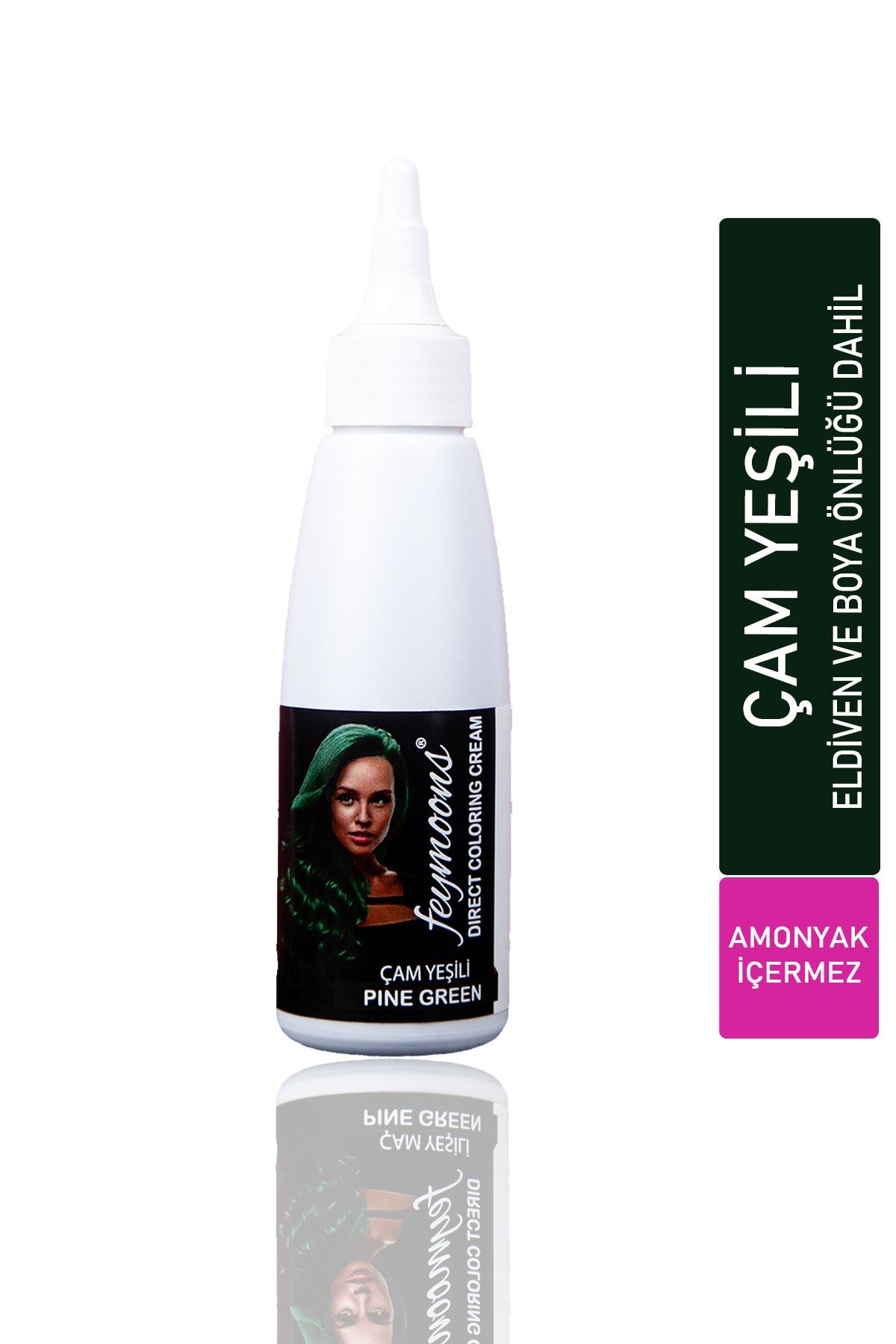 Feymoons Yarı Kalıcı Saç Boyası Çam Yeşili 120ML FEYBOYA1007