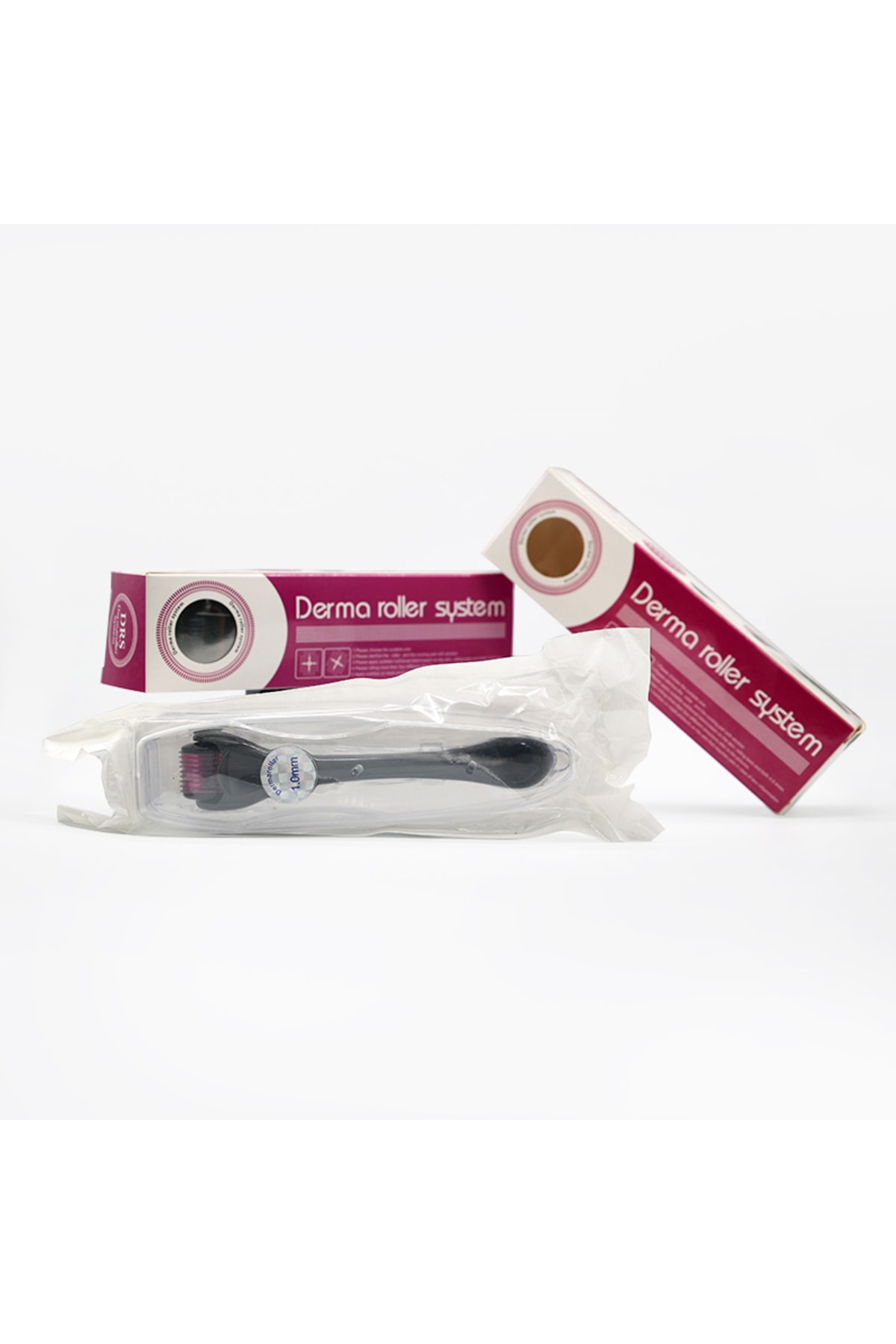 ERATOS Saç Sakal Çıkartma Tarağı Derma Roller - Titanyum Uçlu 540 Iğneli Derma Roller 0.5 MM