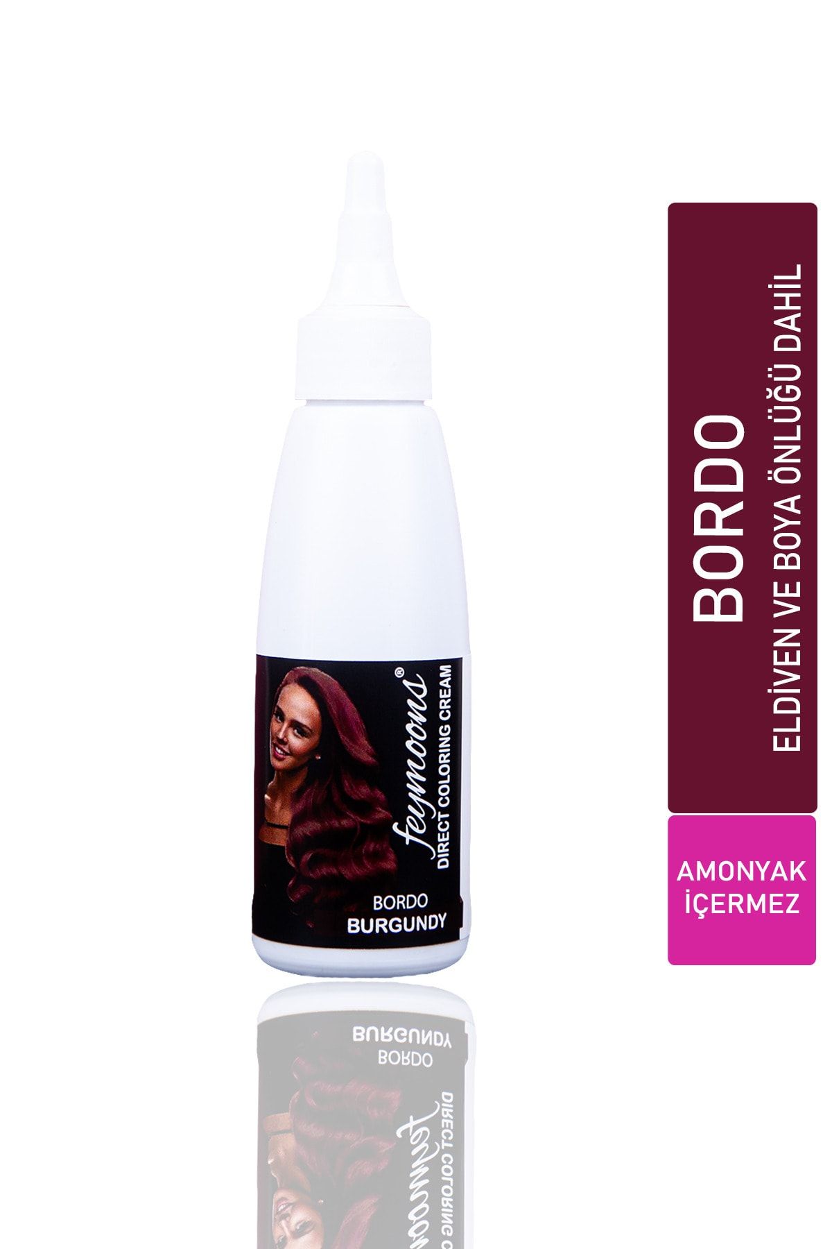 Feymoons Yarı Kalıcı Saç Boyası Bordo 120ML FEYBOYA1010