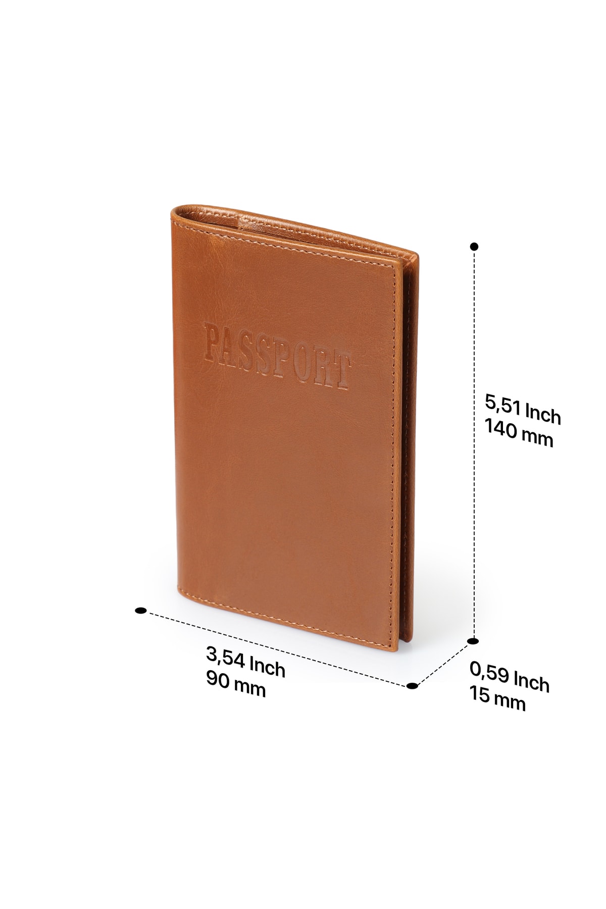 کیف پول مردانه قهوه ای OttoAngelino | OT205 اورجینال - تصویر 2