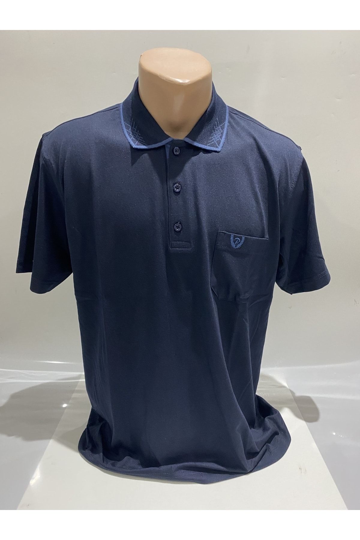 BURSPA Comfortable Cut Plain Polo Neck Dad Tshirt Trendyol