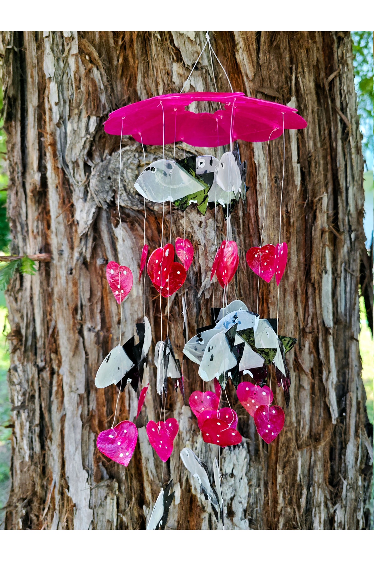 WIND CHIME WITH PEARL FISH