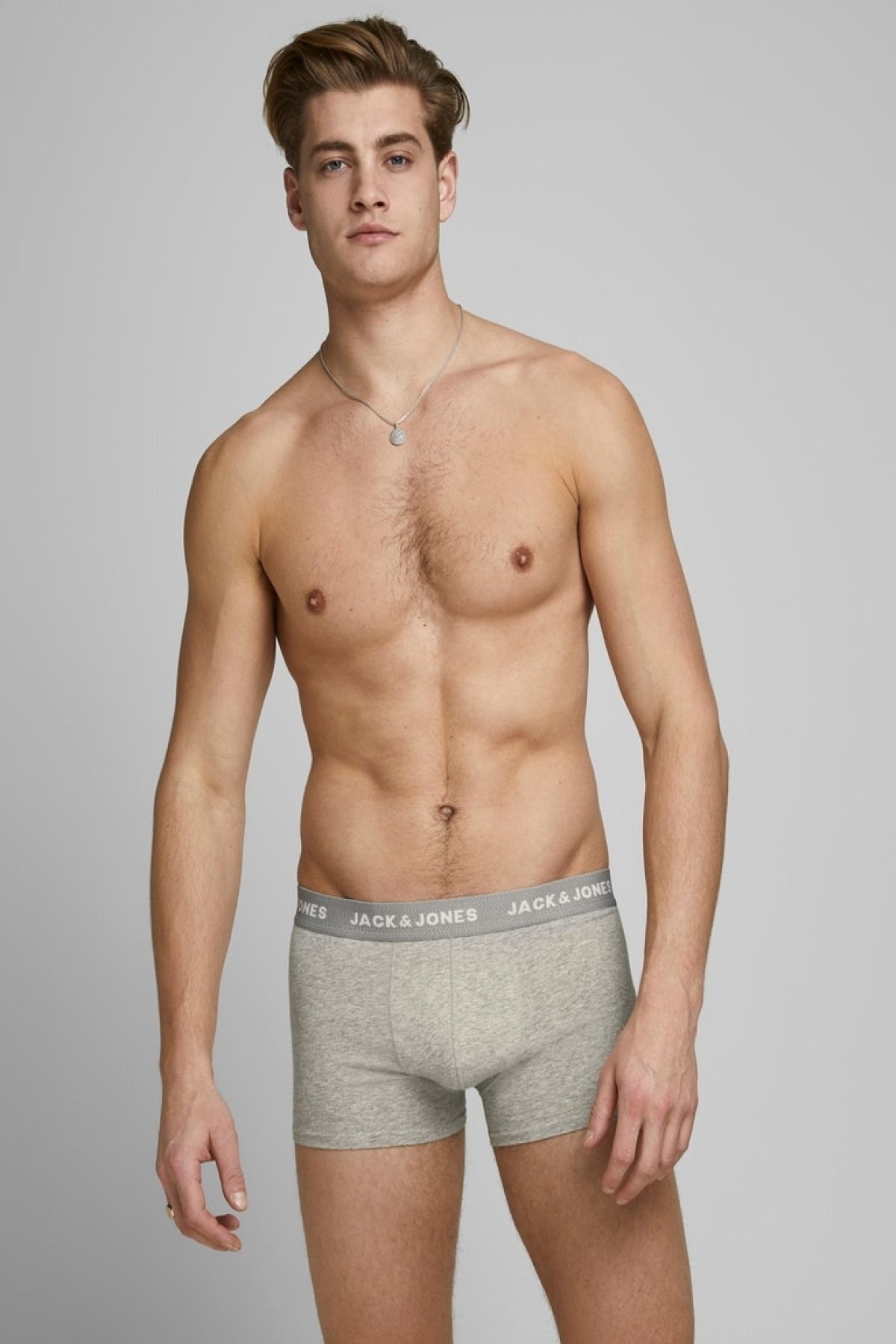 باکسر مردانه اسلوگان فاق نرمال | جک اند جونز Jack & Jones 12173776 - تصویر 3