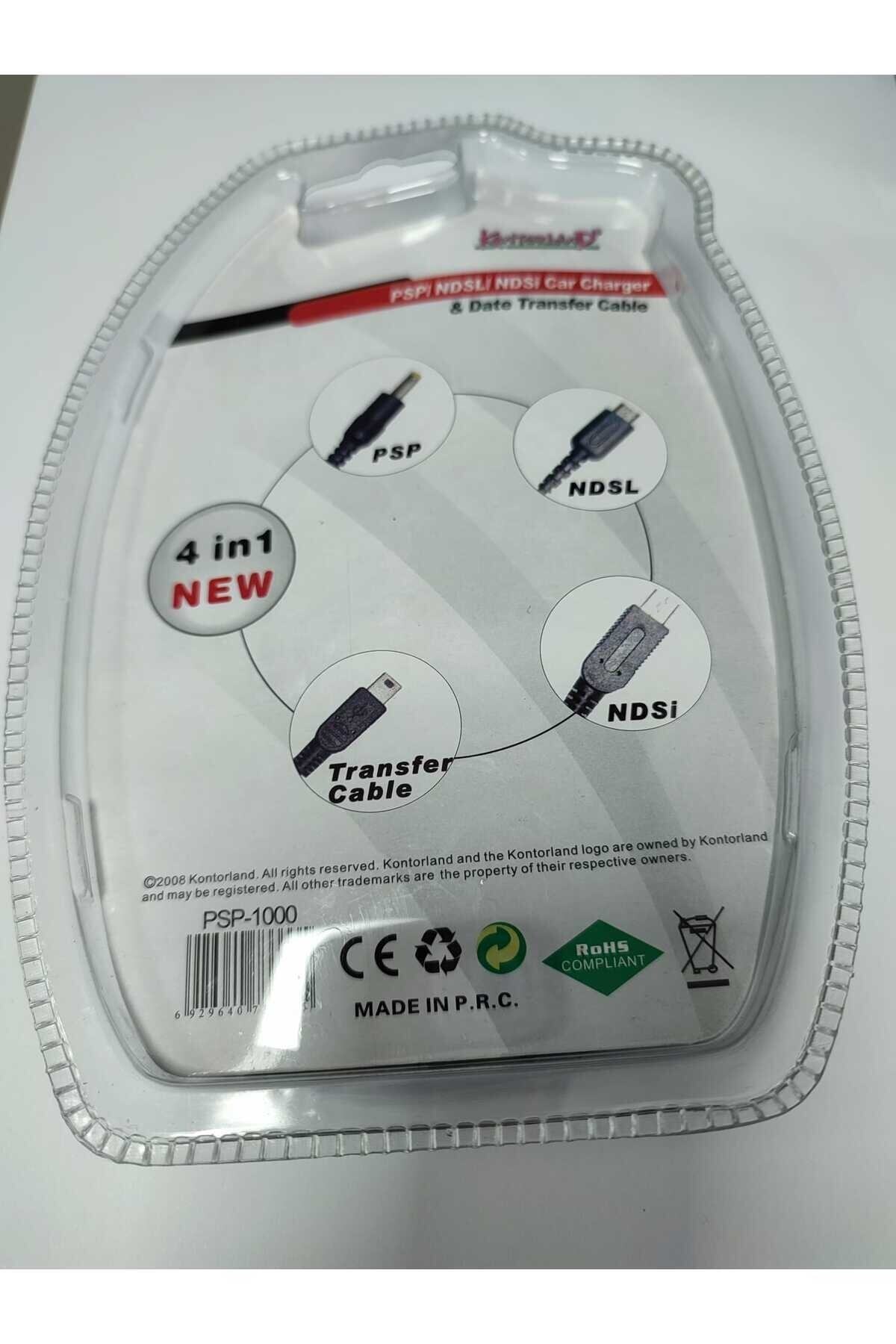 Kontorland Nintendo 3ds,Dsi,Ds,Ds Lite ve Psp Uyumlu 4in1 Usb Şarj