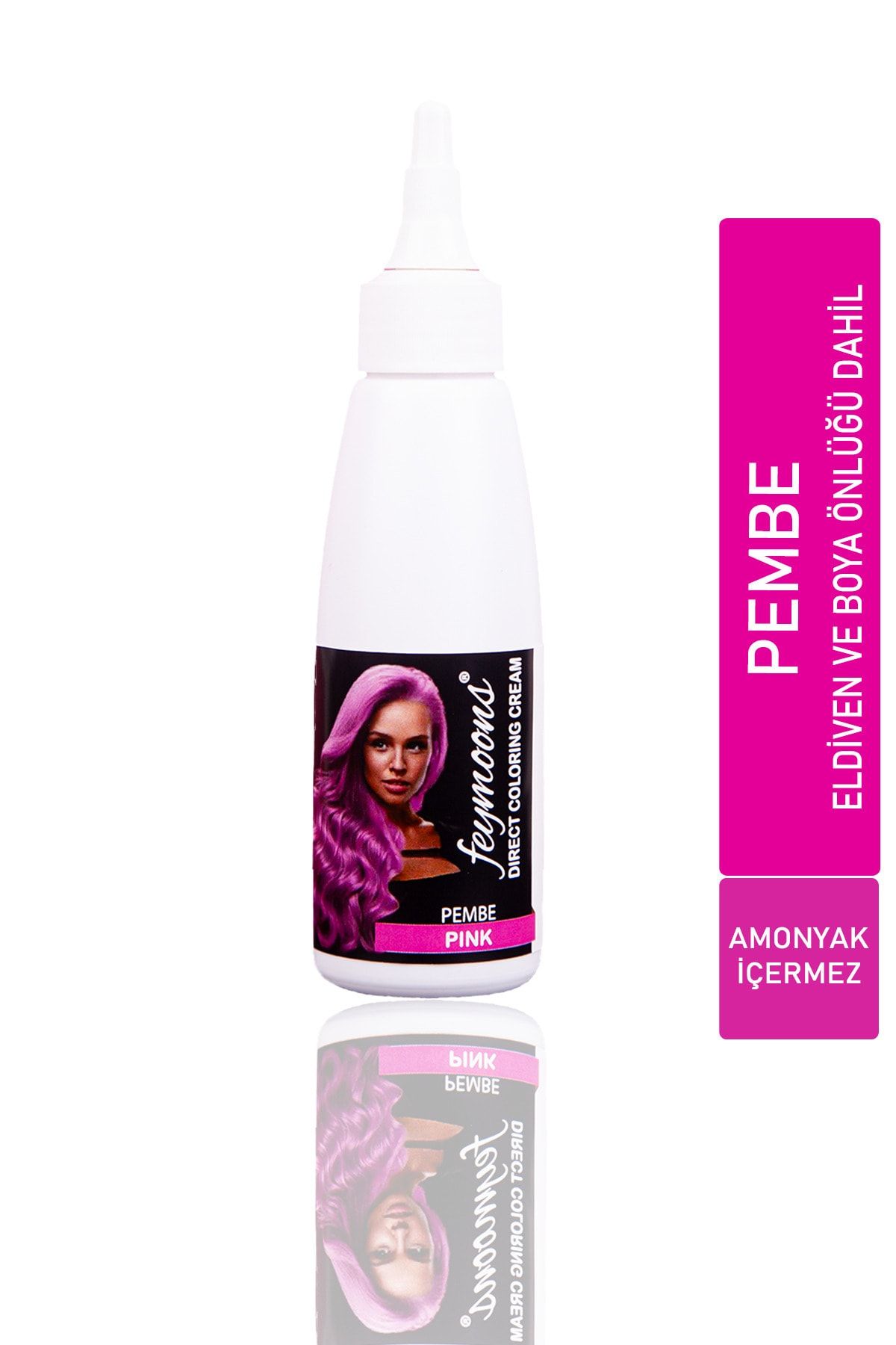 Feymoons Yarı Kalıcı Saç Boyası Pembe 120ML FEYBOYA1016