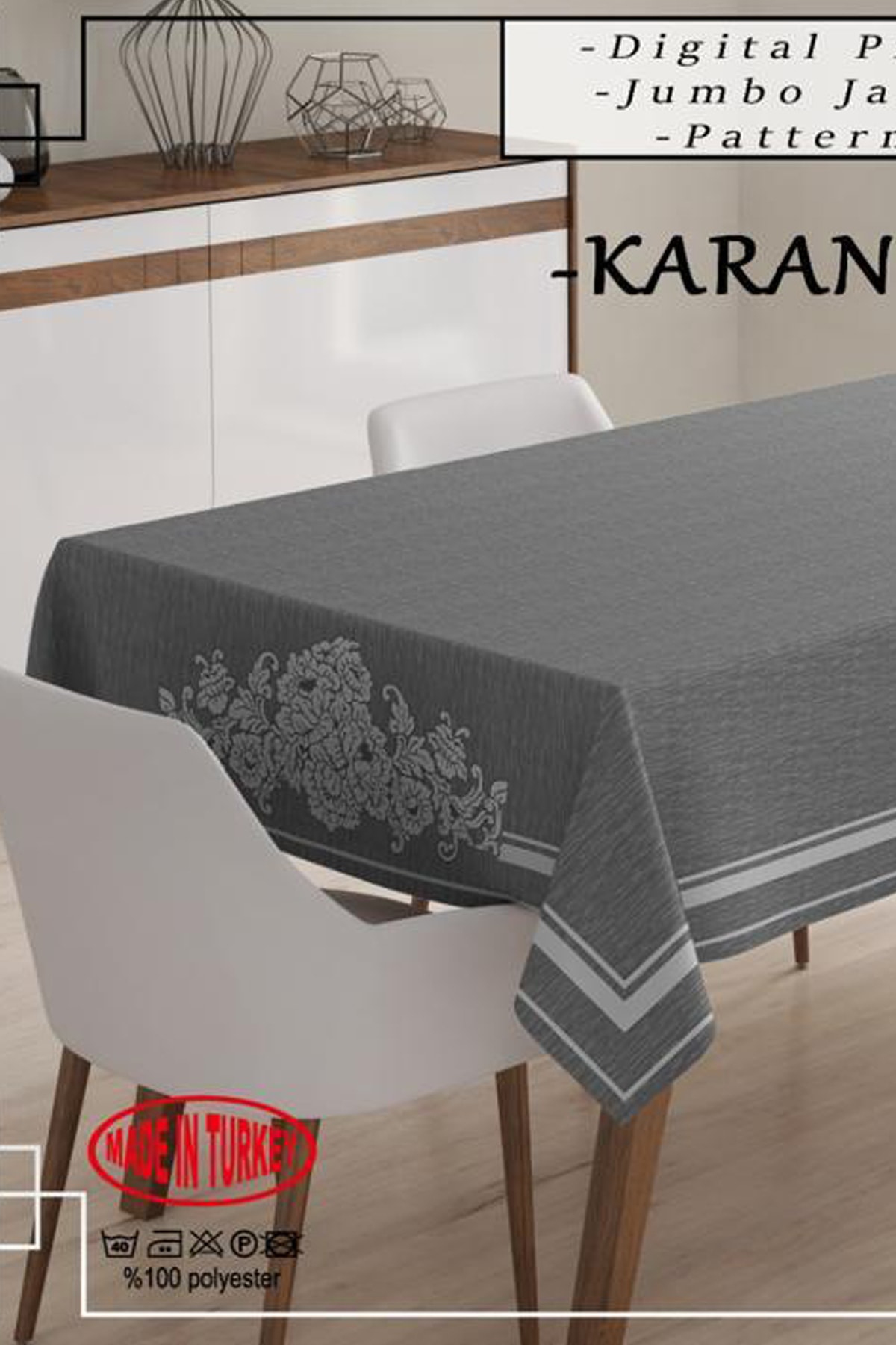 Digital Printed Custom Design Single Tablecloth 160x220cm