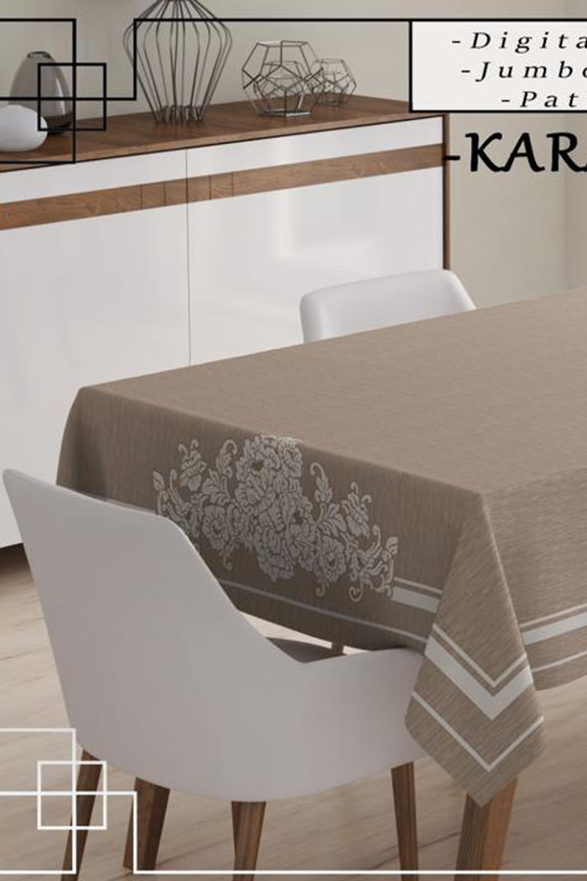 Digital Printed Custom Design Single Tablecloth 160x220cm