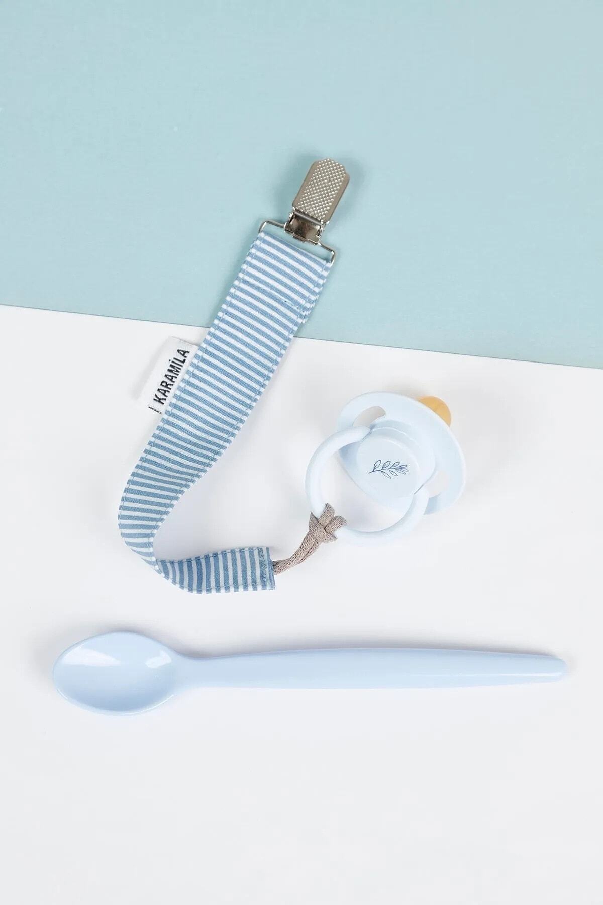 KARAMİLA 3’lü Set Emzik Askısı - Emzik Zinciri - Emzik Tutacağı fotoğrafı 3 (önizleme)