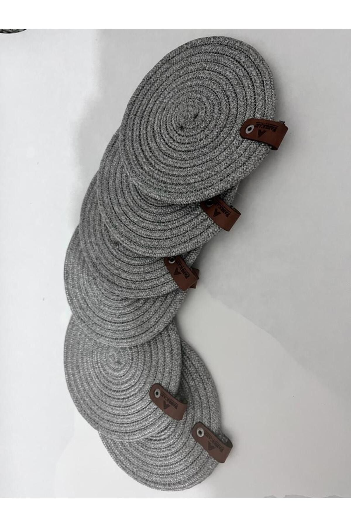 BEVEZ HOME Decorative Snail Jute Woven Coasters Trendyol