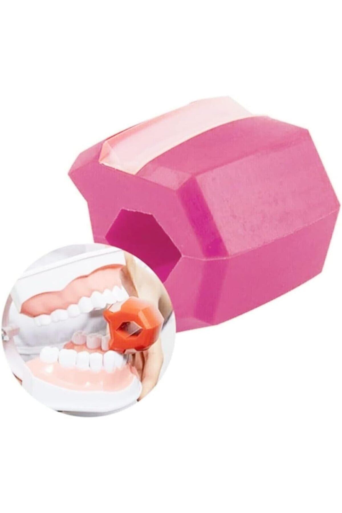 Genel Markalar Pembe Egzersiz Topu ile Güçlü ve Şekilli Çene Sağlıklı ve Renkli Seçenek