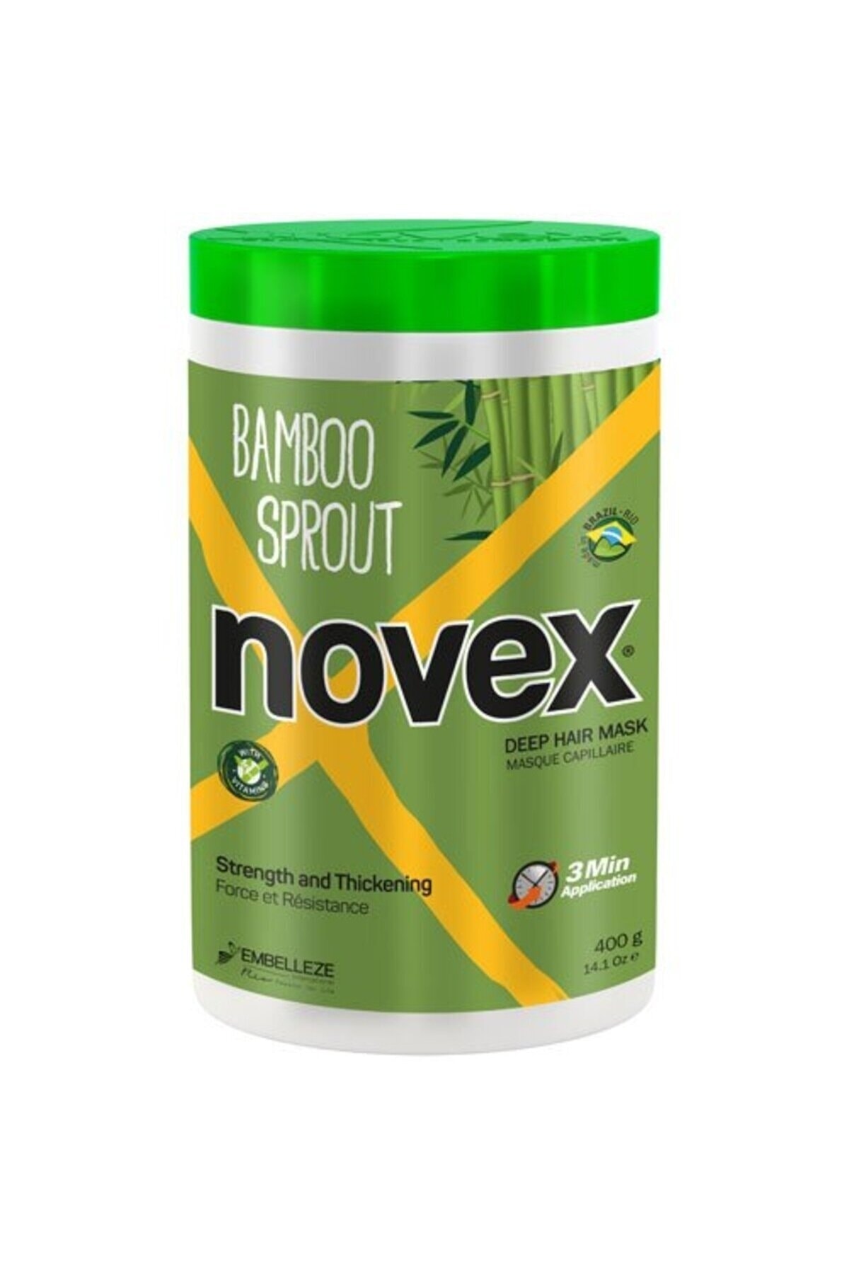 Bamboo Sprout - Zayıf Ve Kırılmış Saçlar Için Bambu Filizi Içeren Saç Maskesi 400g — 876120002596 — تصویر 4 از 4