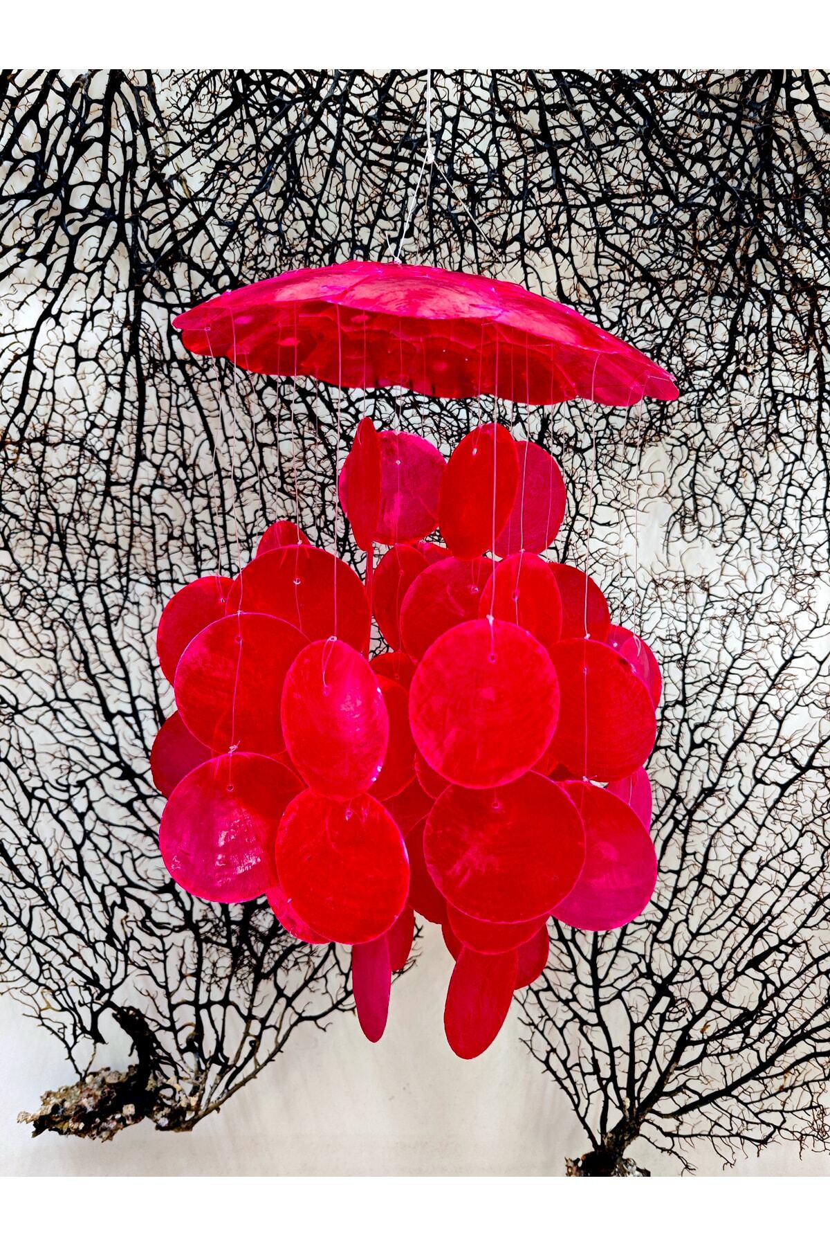 8"MOTHER-OF-PEARL WIND CHIME