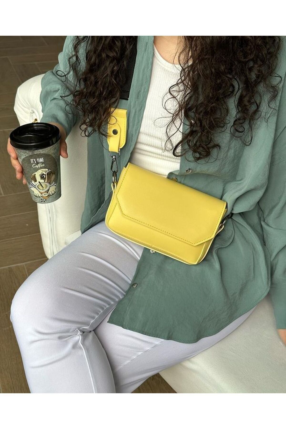 Yellow evening on sale bag