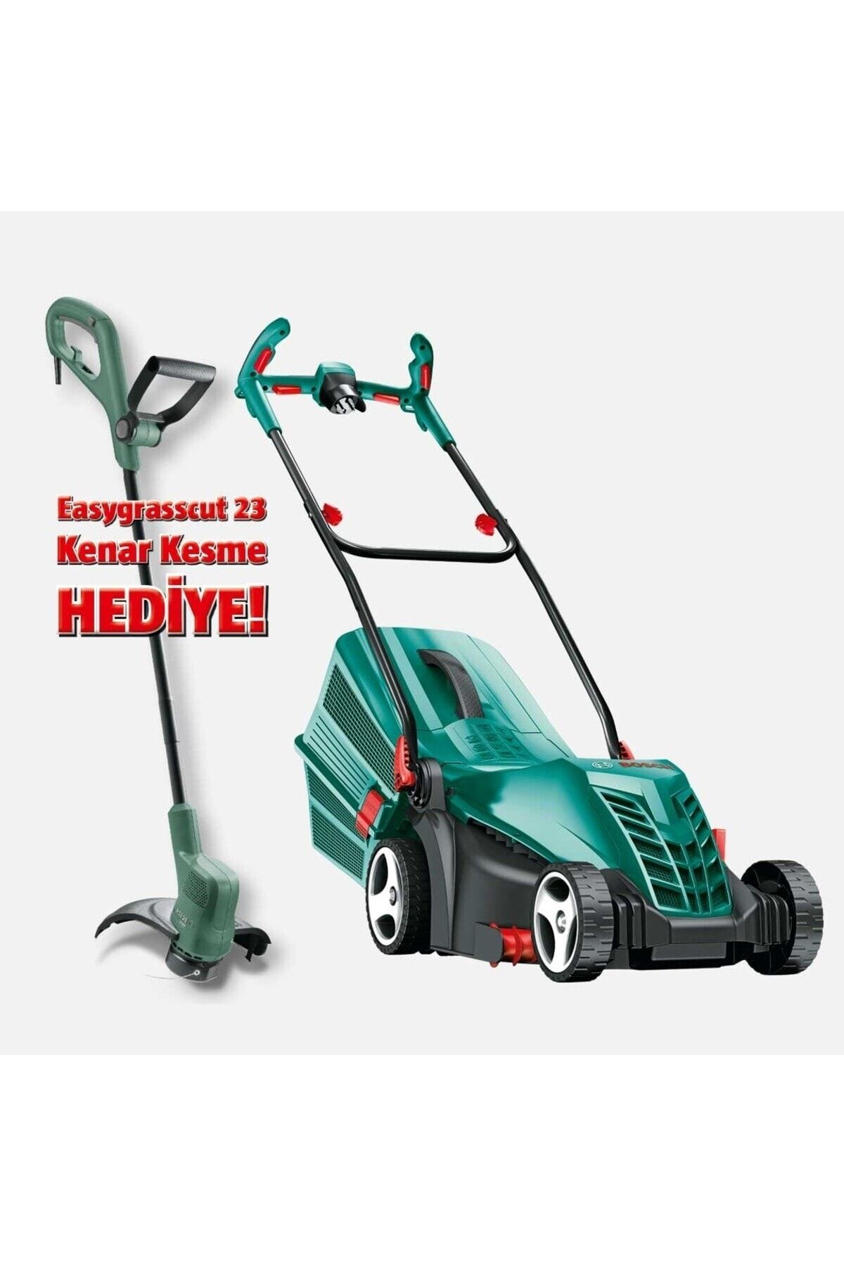Bosch ARM34 Electric Lawn Mower Easygrasscut 23 Edge Cutting Gifted Trendyol