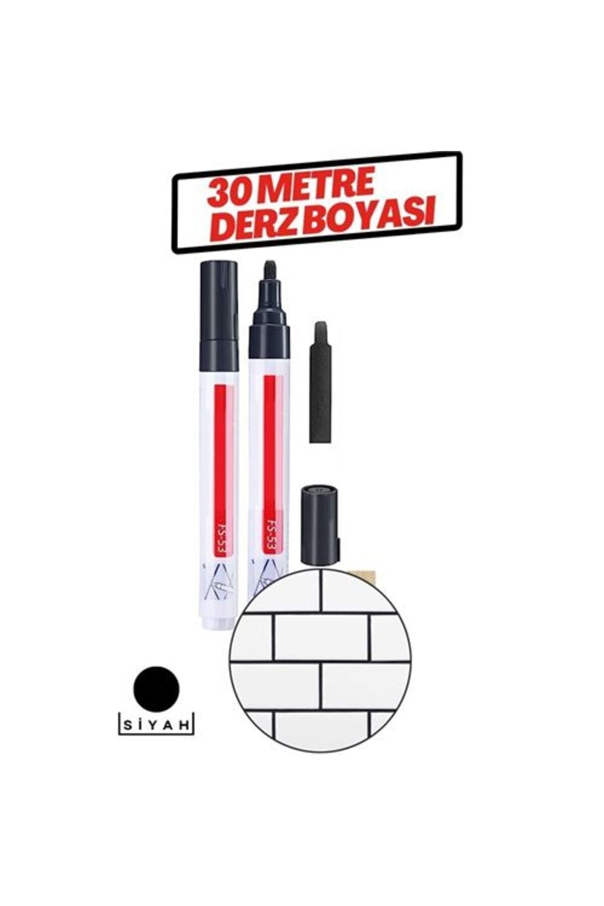 ModaCar Derz Arası 30 Metre Boyama Rötüş Kalemi SİYAH