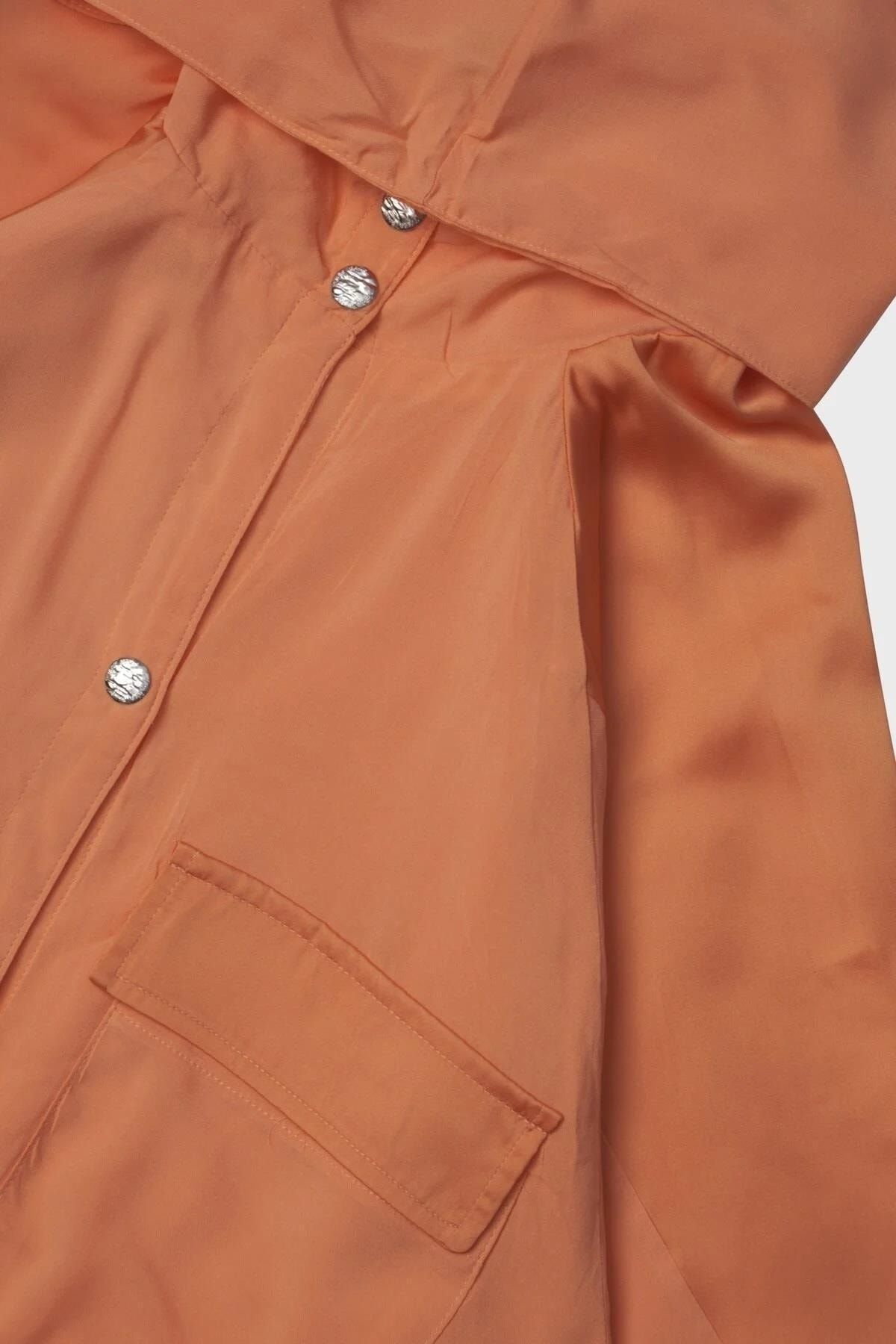 Orange shop tracksuit top