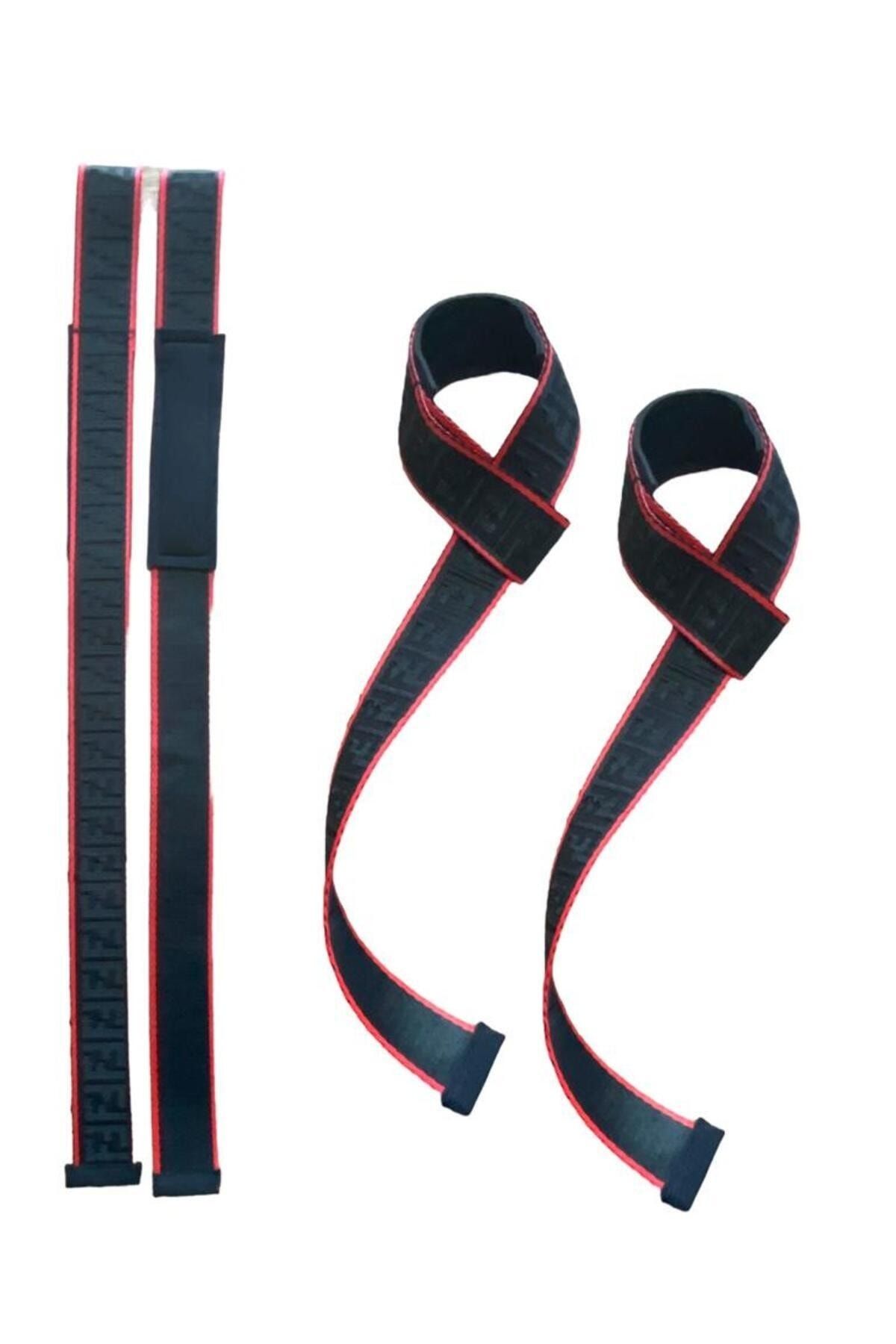 REMEGE Halter Strap Fitness Crossfit Halter Ağırlık Kaldırma Kayışı Lifting - Deadlift Straps Halter Strapı