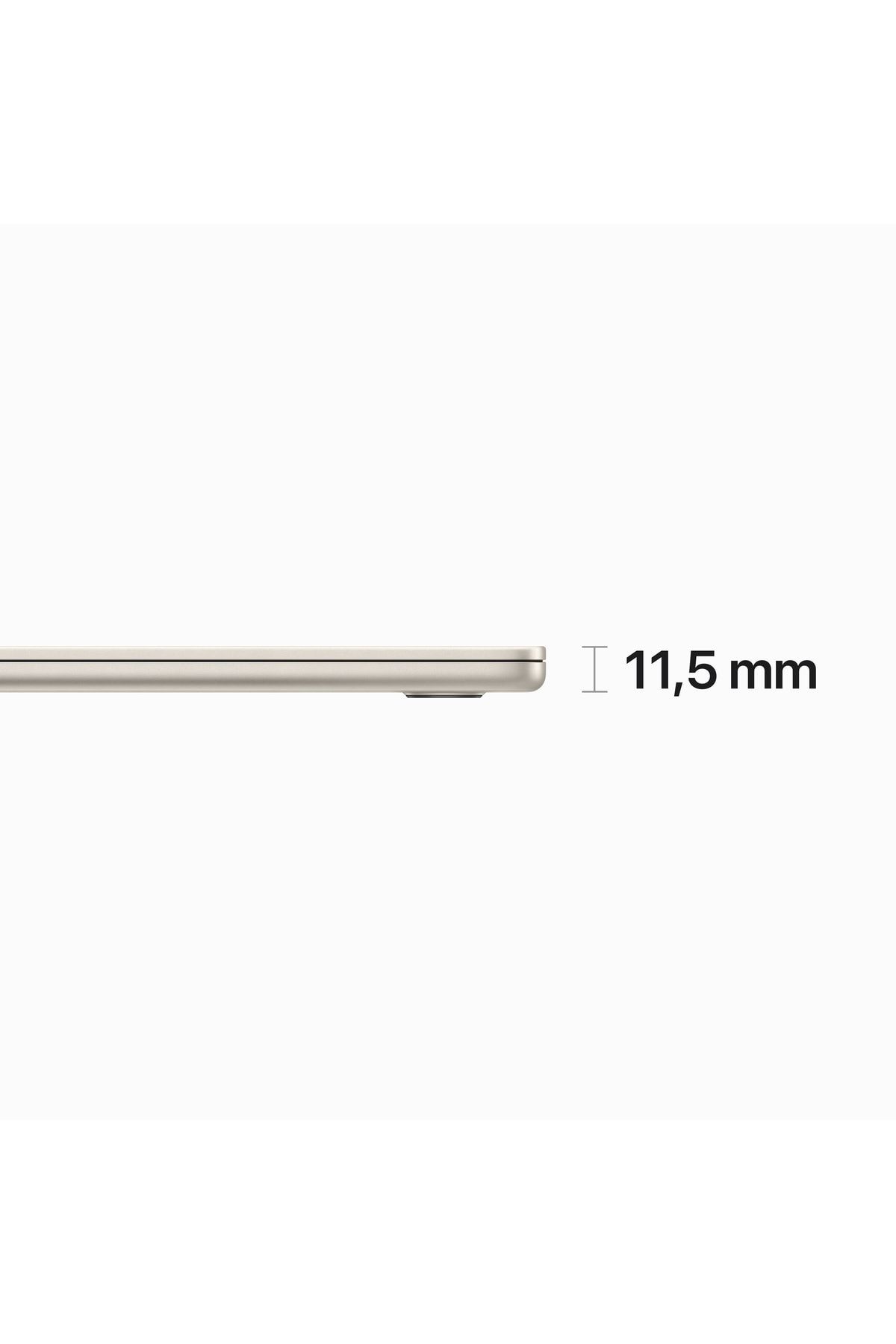 15-inch MacBook Air: Apple M2 chip with 8-core CPU and 10-core GPU, 256GB - Starlight