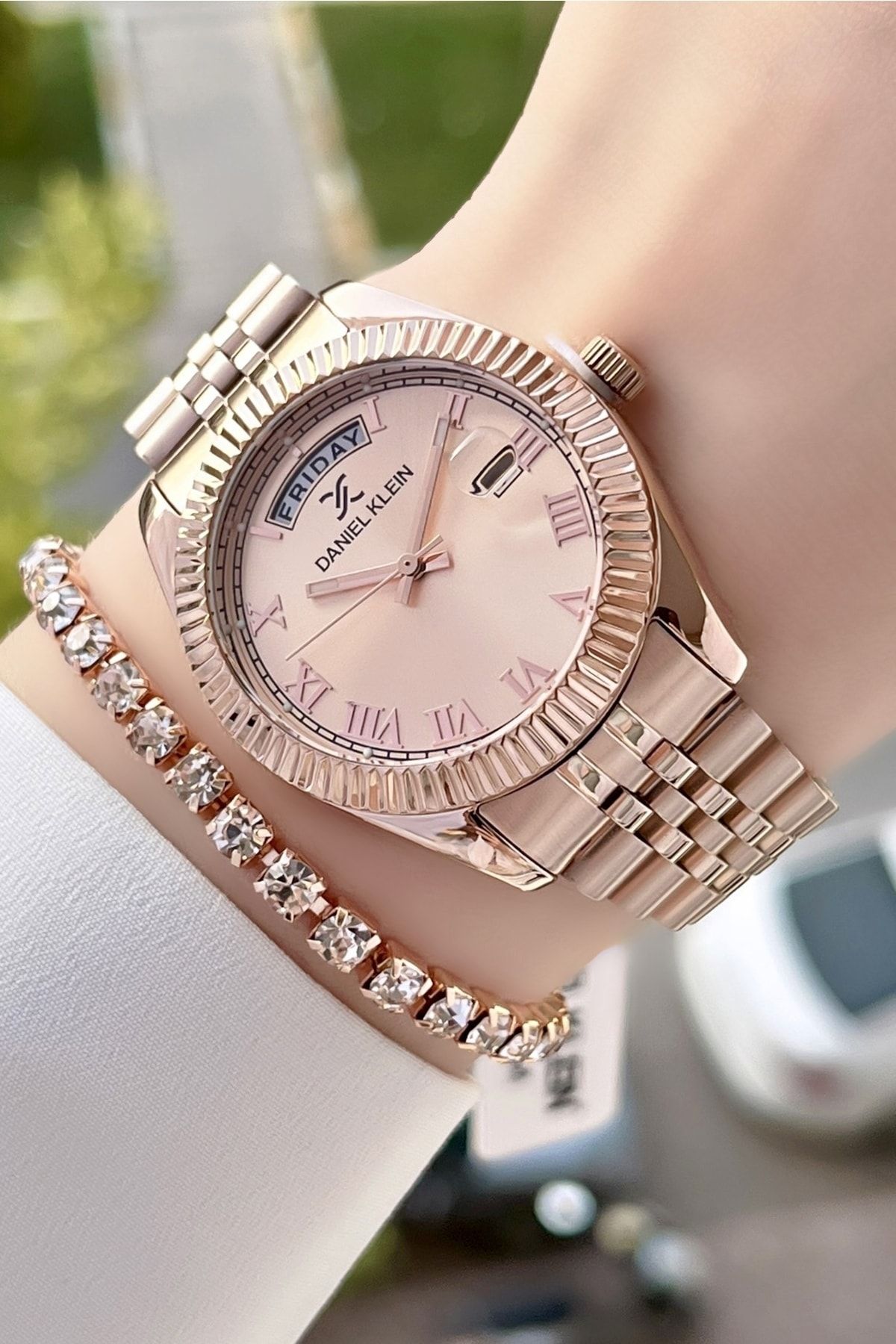 Daniel klein online rose gold watches