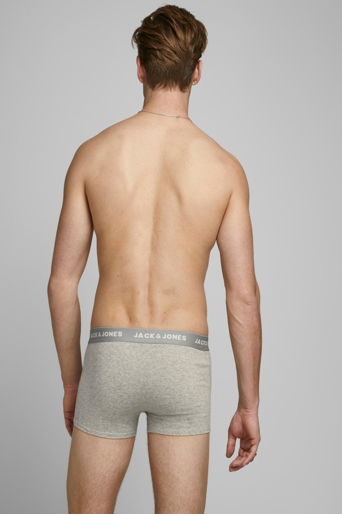 باکسر مردانه اسلوگان فاق نرمال | جک اند جونز Jack & Jones 12173776 - تصویر 2
