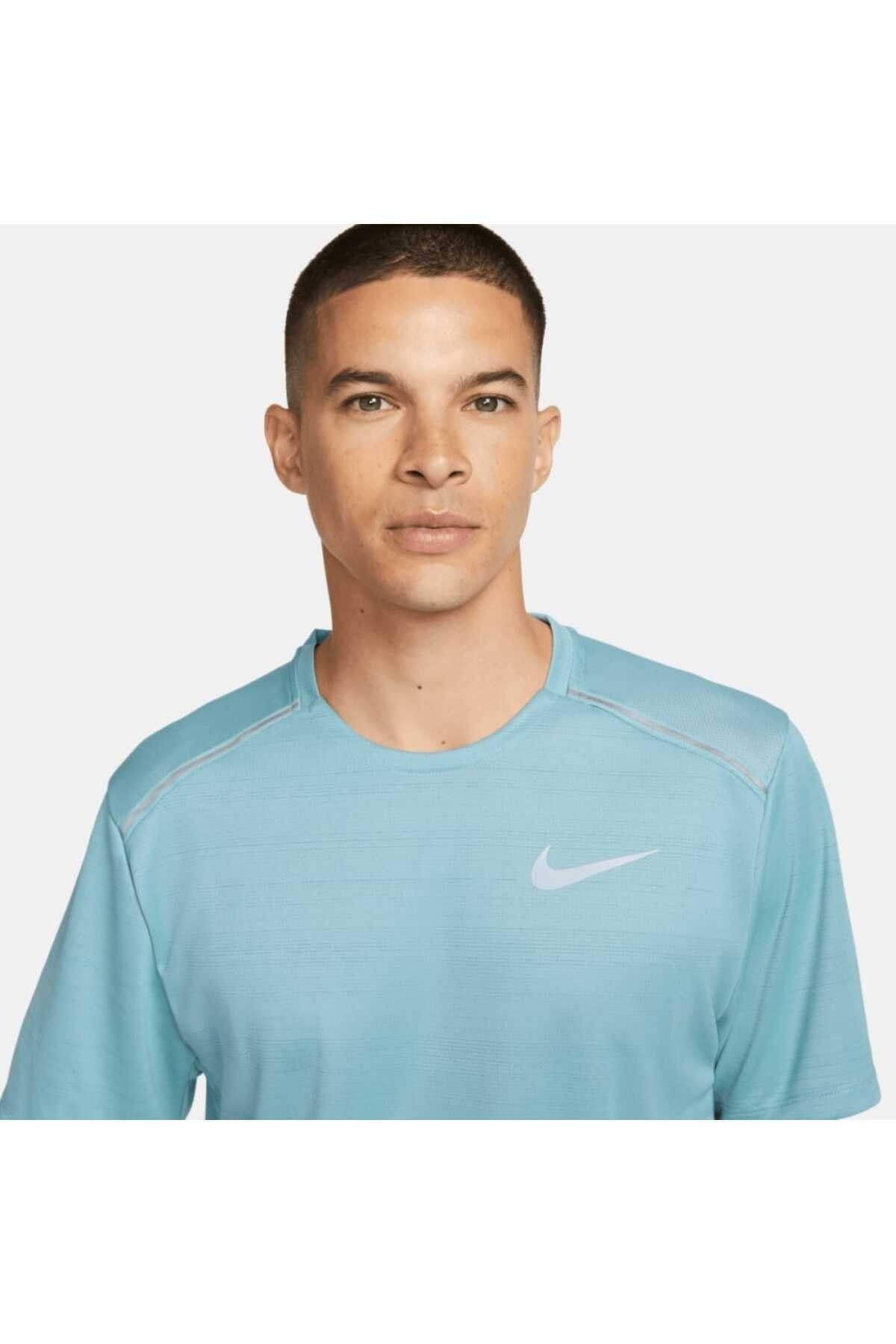 Nike miler discount blue t shirt