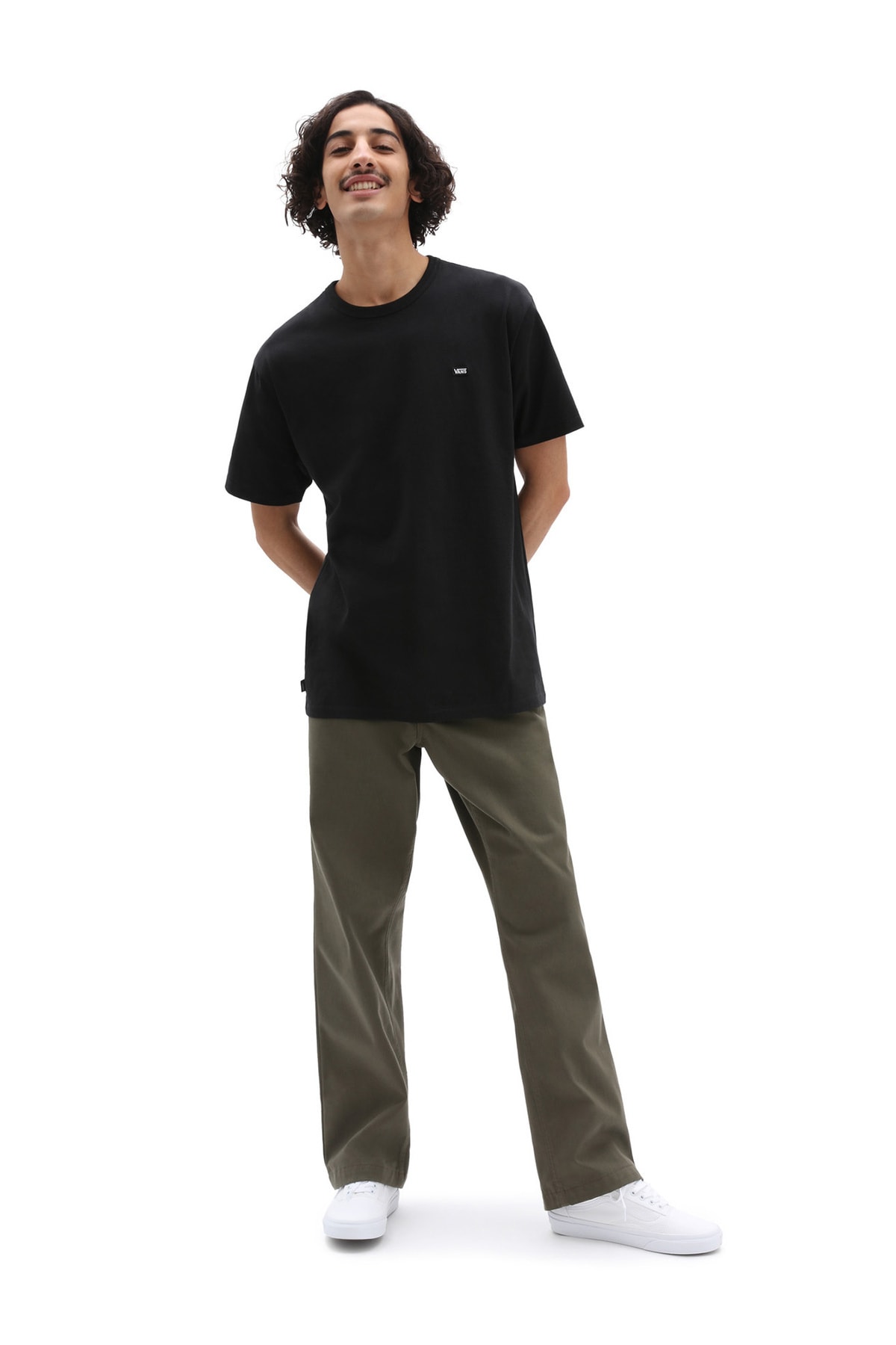 ونس تی شرت مردانه سبز ساده VN0A5FJBKCZ1 MN AUTHENTIC CHINO