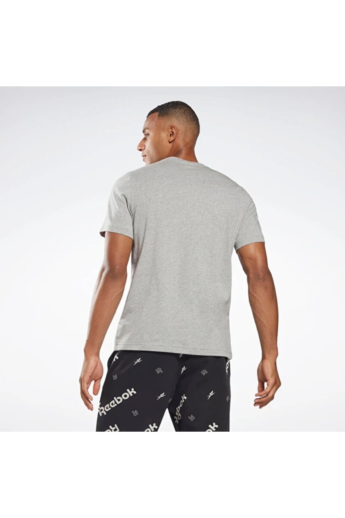 تیشرت مردانه خاکستری ریباک | 02-HD4000-2 اورجینال - تصویر 3