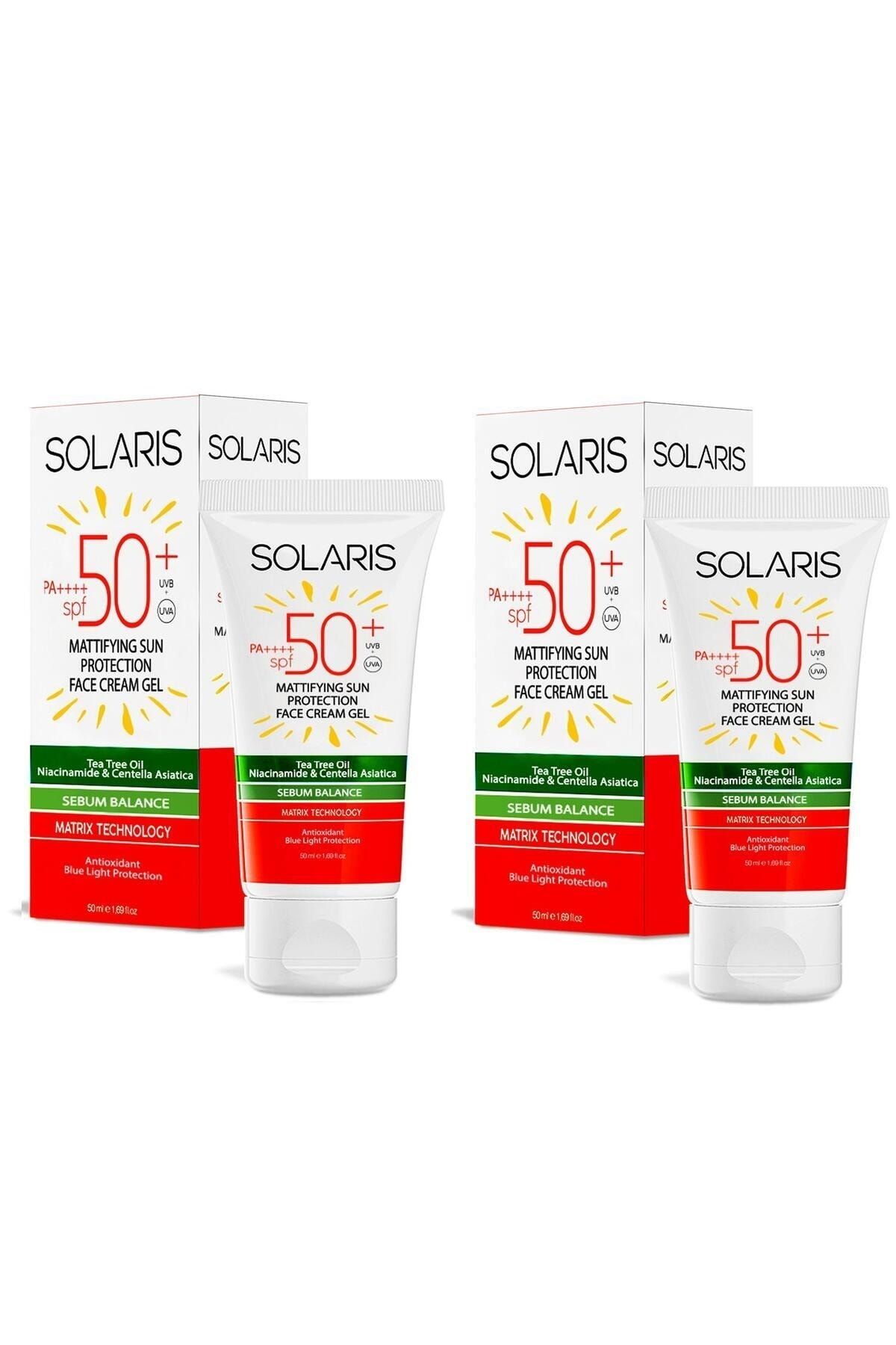 ضدآفتاب ژل ضد پیری فینیش مات برای انواع پوست های چرب Spf 50 (50 میلی لیتر) SOLARIS