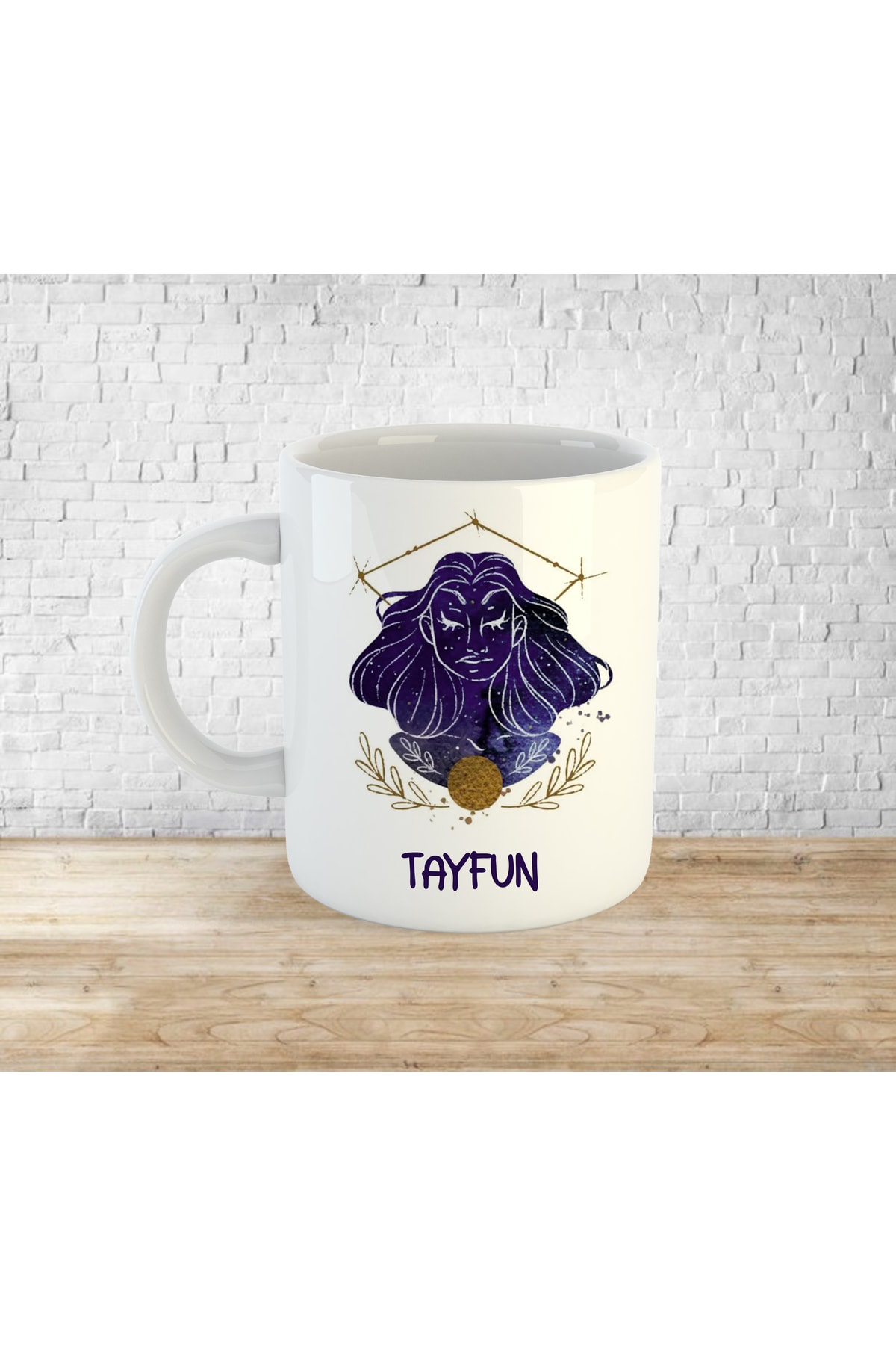 Zodiac Sign Printed Ceramic Tea Coffee Mug - Machine Washable